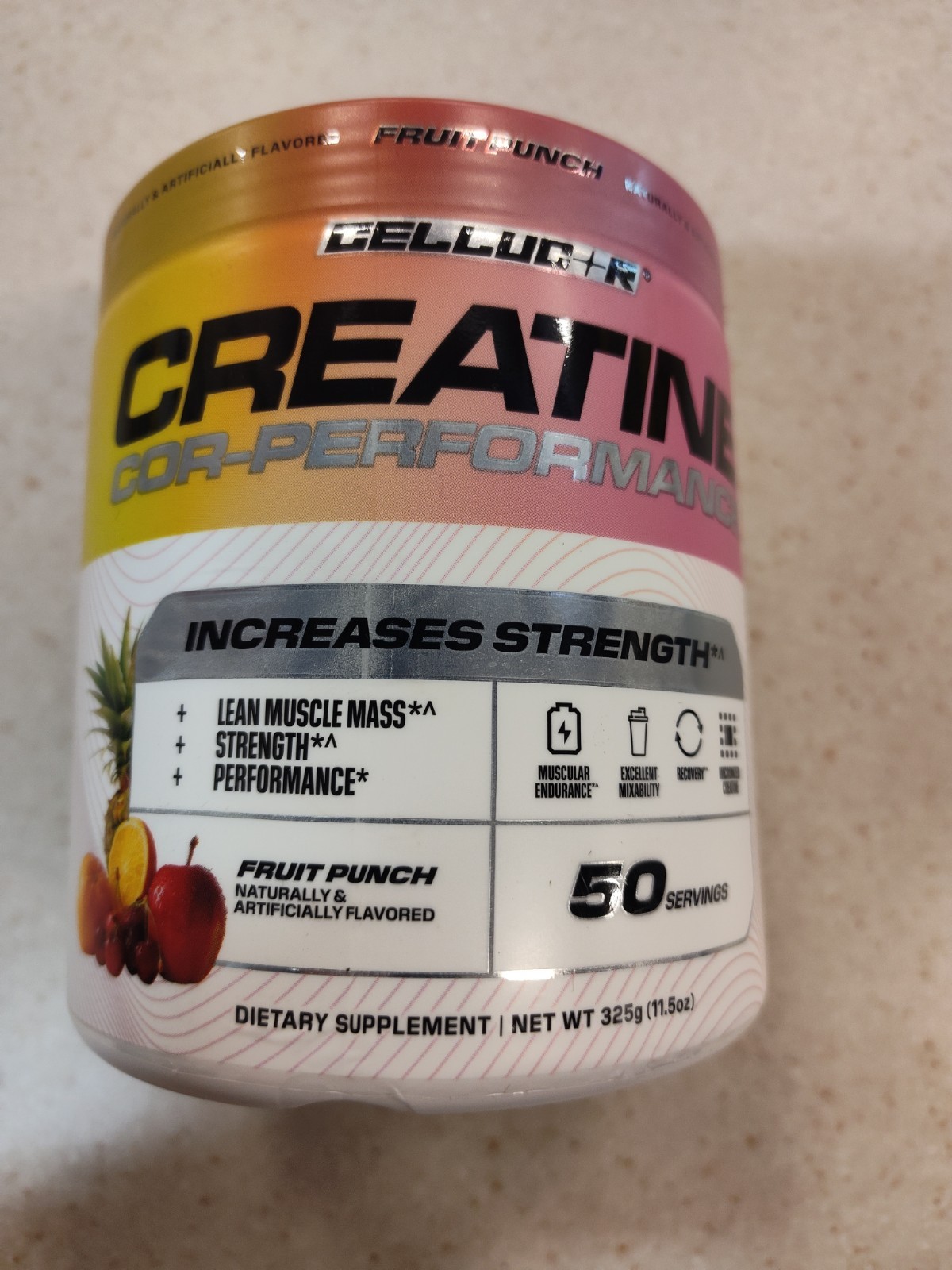 Cellucor Cor-Performance Supplement Powder – Fruit Punch – 11.5oz EXP:03/2027