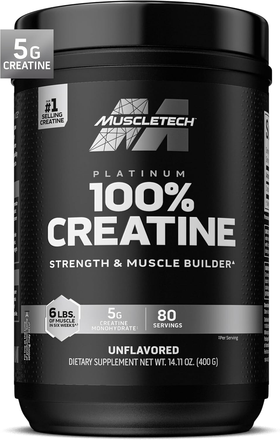 Keto-Friendly Micronized Creatine Powder – 80 Servings for Enhanced Performance