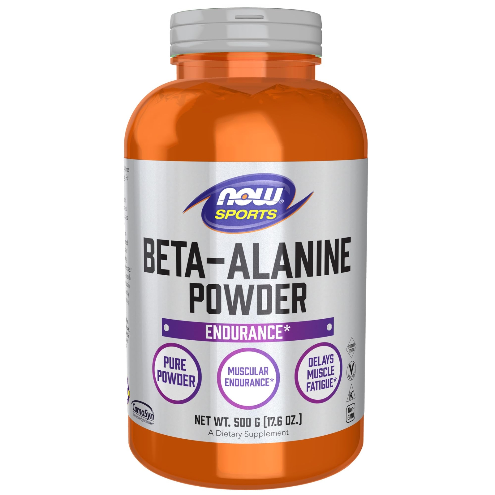 NOW Sports Beta Alanine Powder 250 Servings Muscle Endurance Supplement