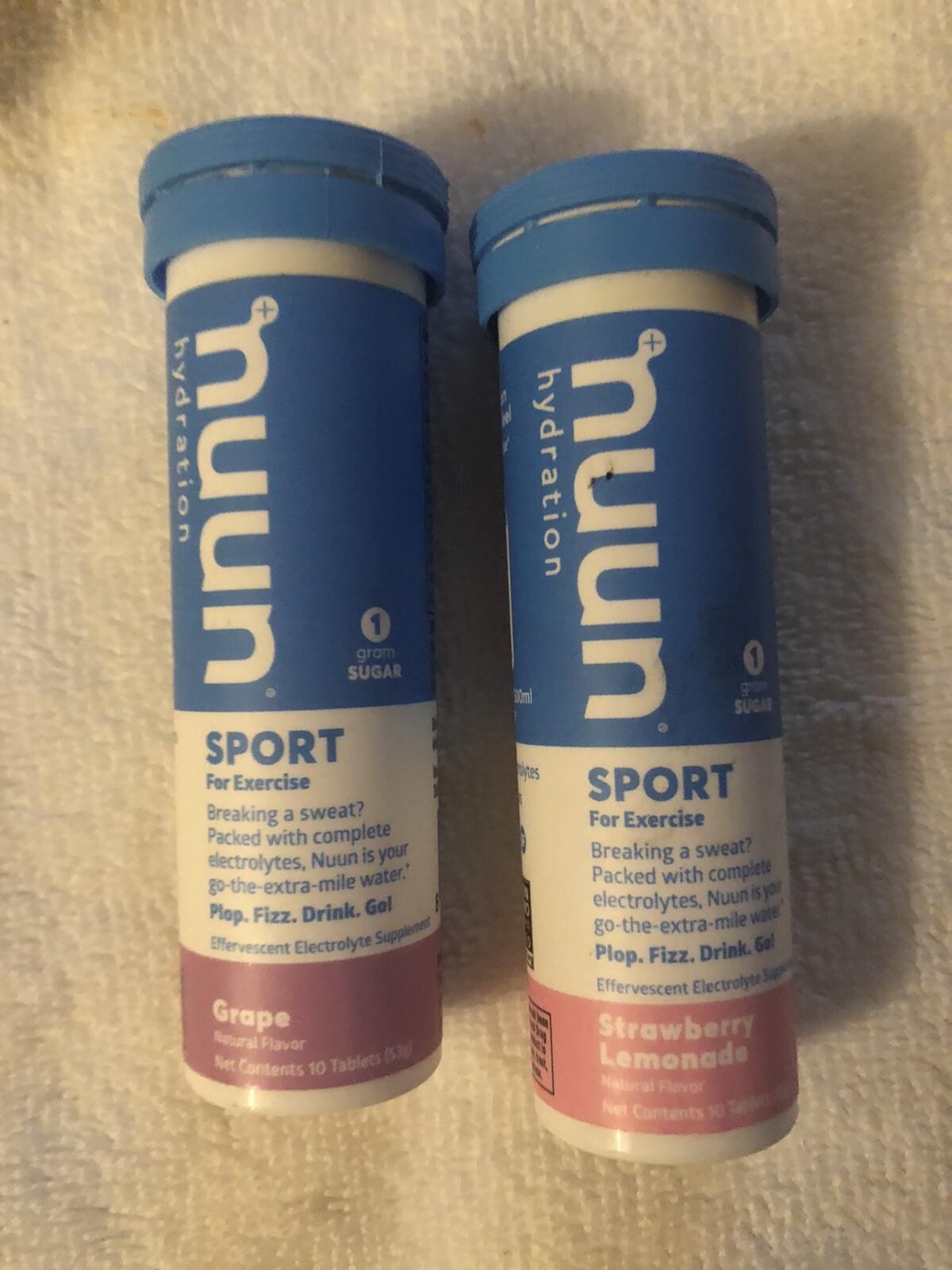Amino Energy, Nuun, liquid IV AND red leaf pre-workout