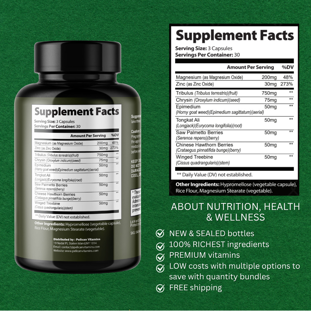Berlin Protocol- Bodybuilding & Men’s Health Support- 90 Capsules