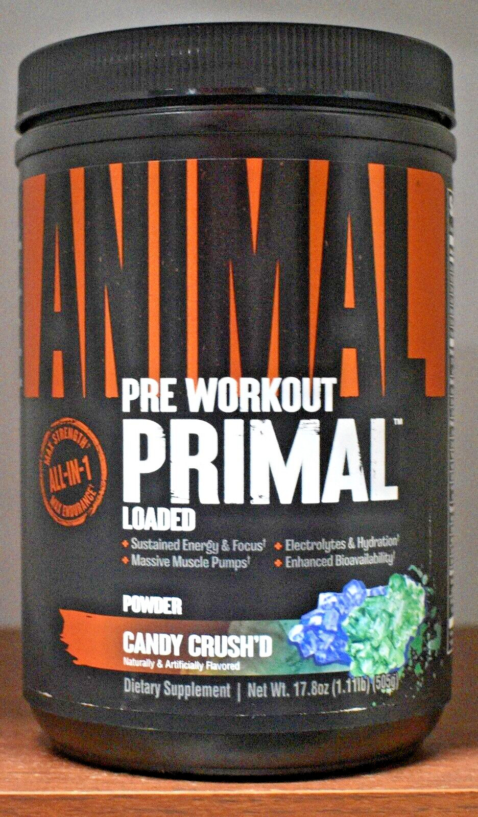 Animal Primal Pre-workout 17.9 oz Universal Nutrition (Choose Flavor) 17.9oz