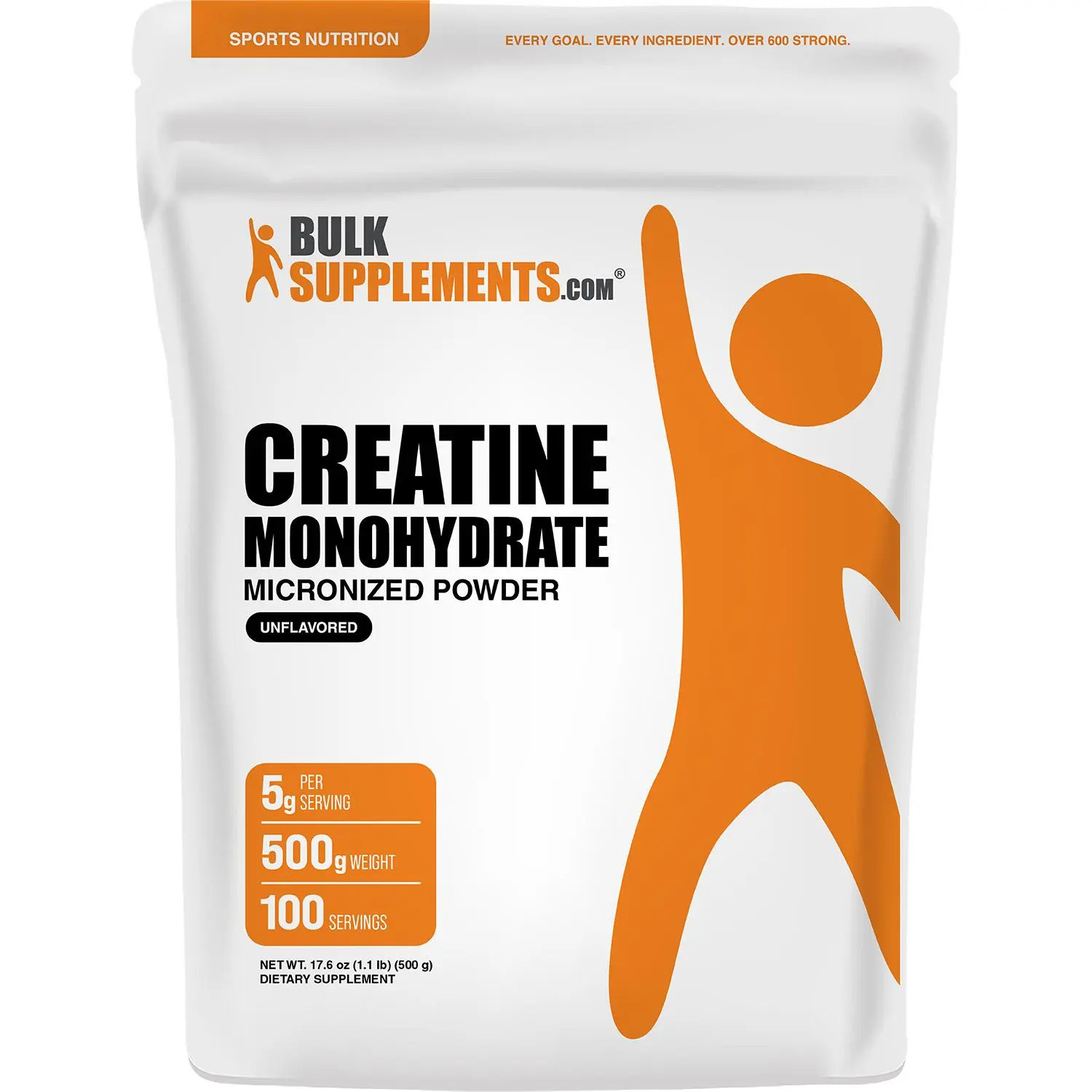 Bulksupplements Creatine Monohydrate Powder – #1 Gym & Workout Wellness Suppleme