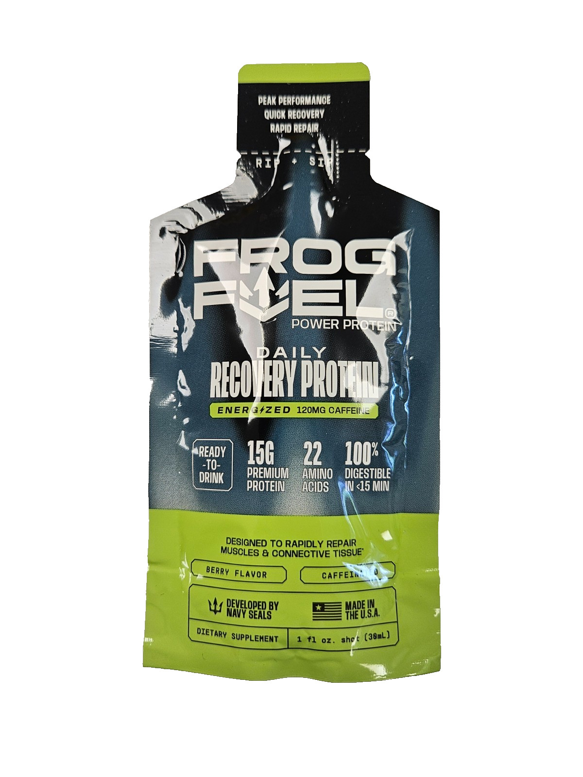 Frog Fuel YELLOW Power Protein Energized Shot ( 12 pouches ) ^