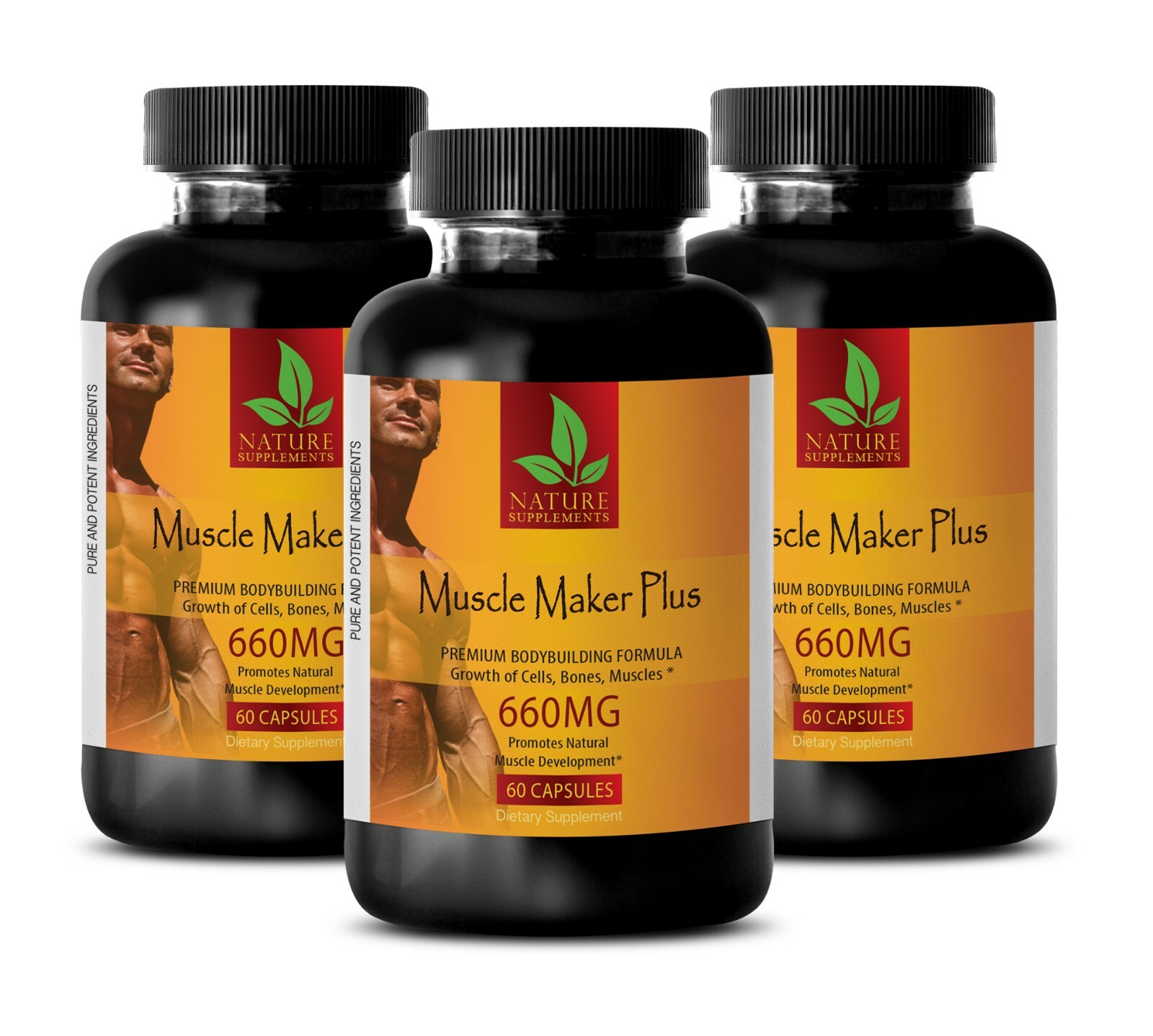 Faster Recovery – MUSCLE MAKER PLUS – Increases Muscle Mass 3B