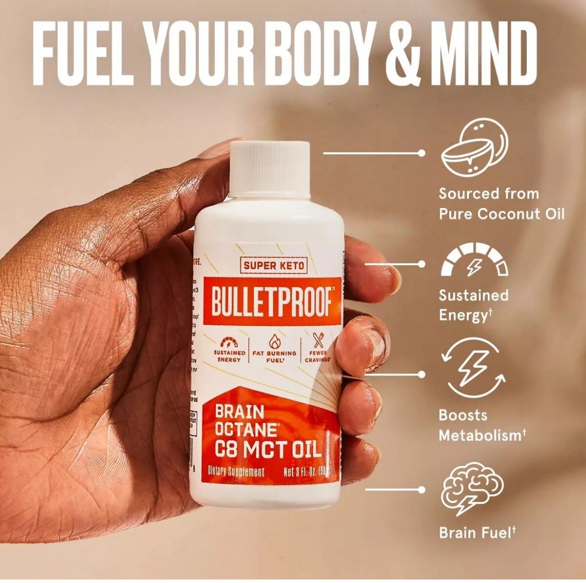 Bulletproof Brain Octane 3oz