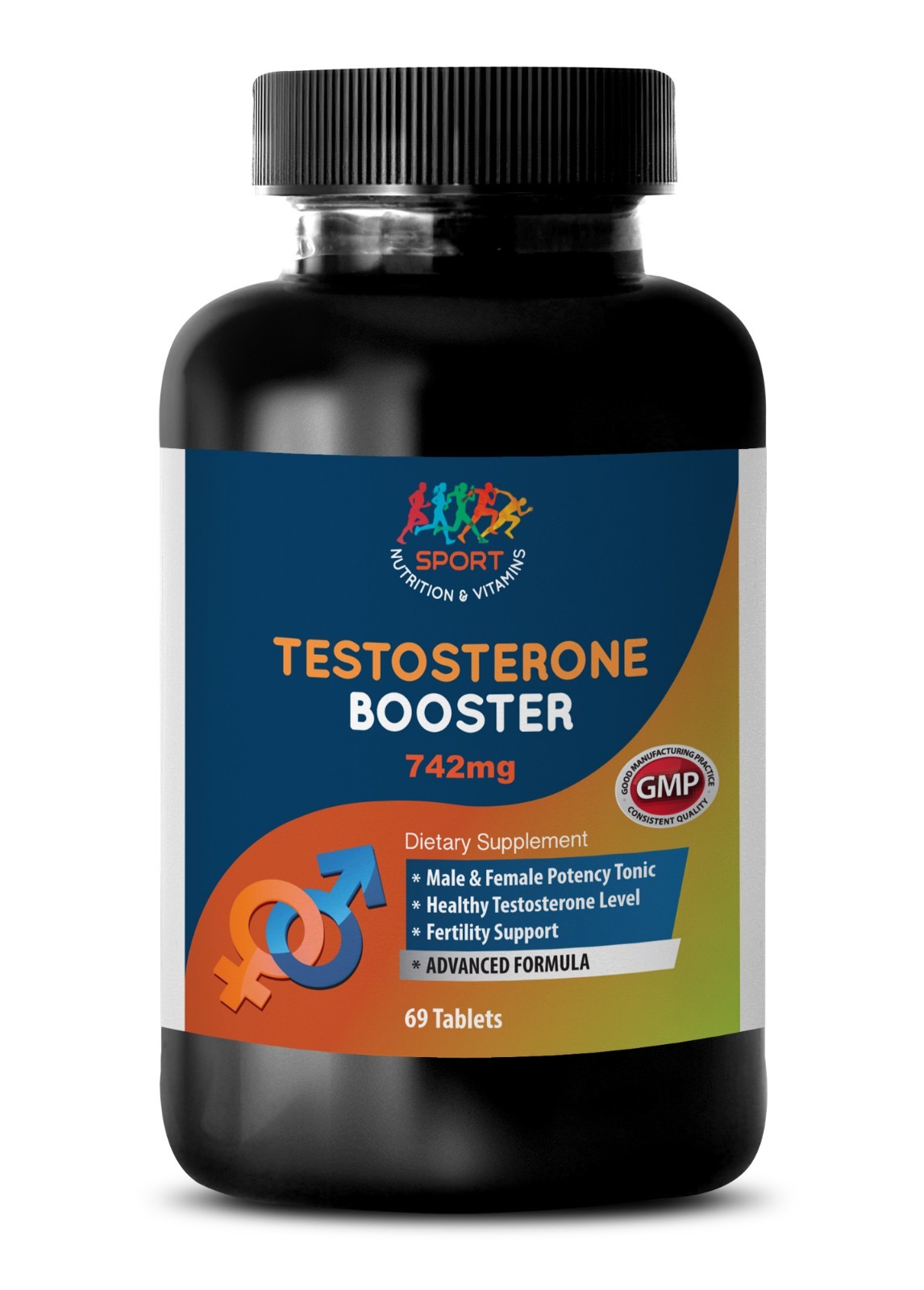 Testosterone Booster 742 Potency Tonic, Muscle Building for Male and Female NEW