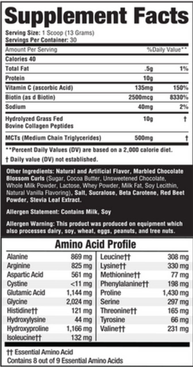 MuscleSport COLLAGEN PEPTIDES Revolution 14 oz (30 Serv) Protella BEST BY 10/26