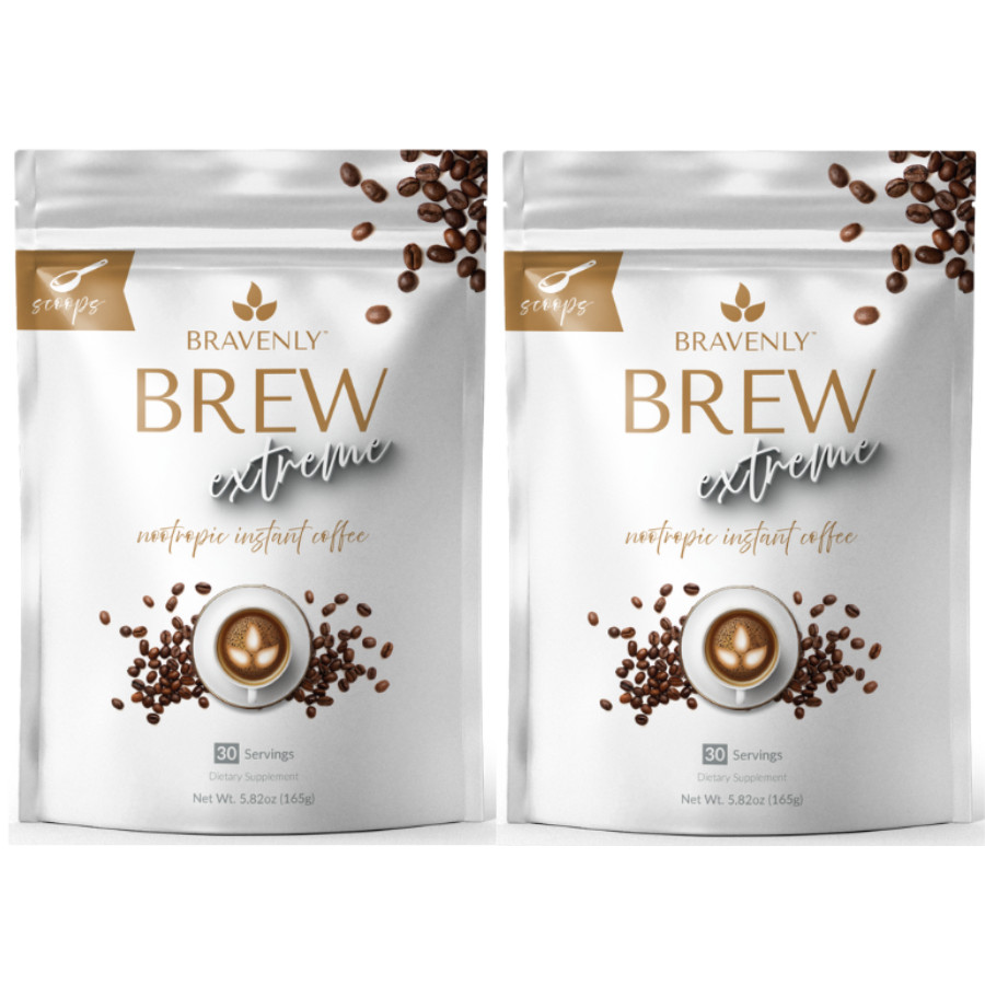 X2 Bravenly Brew Extreme Bulk Powder 60 servings (11.64oz) – EXP 06/2027