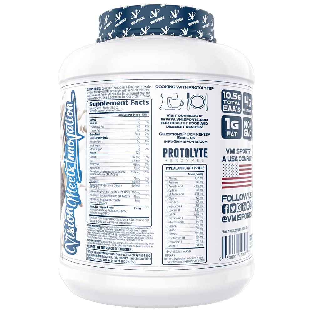 ProtoLyte® 100% Whey Protein Isolate 4.6lb – Milk and Cookies