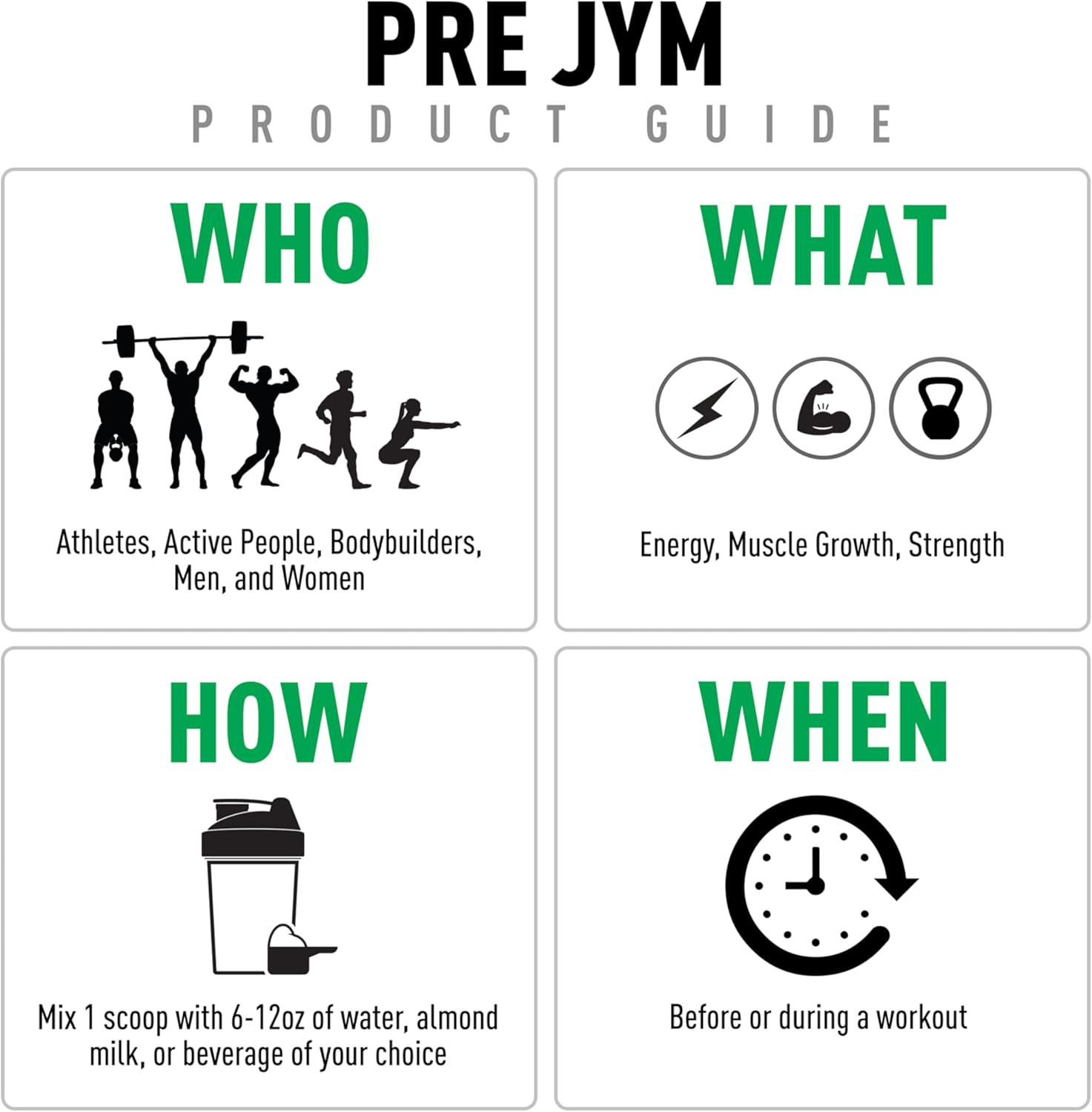 Pre JYM Pink Lemonade Pre Workout Powder for Men & Women, Bcaas, Nootropics, Cre
