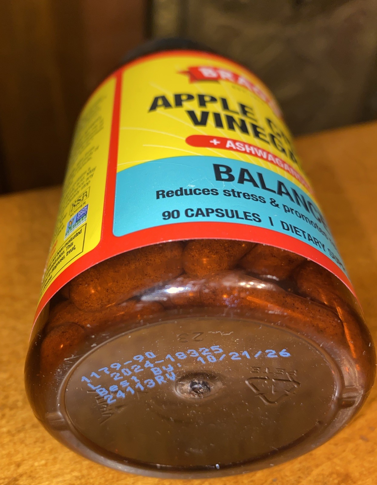 Apple Cider Vinegar + Ashwagandha, 90 Capsules