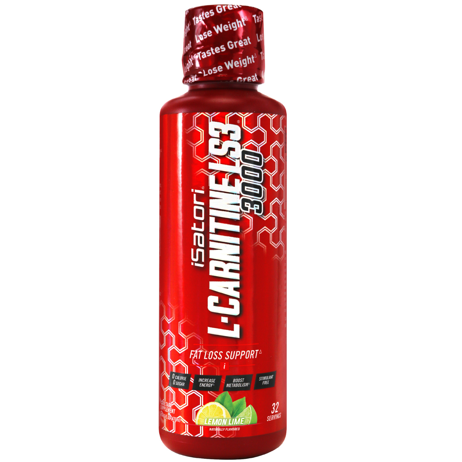 L-CARNITINE LS3 3000 Fat Loss – Metabolism Activator – Lemon Lime (32 Servings)