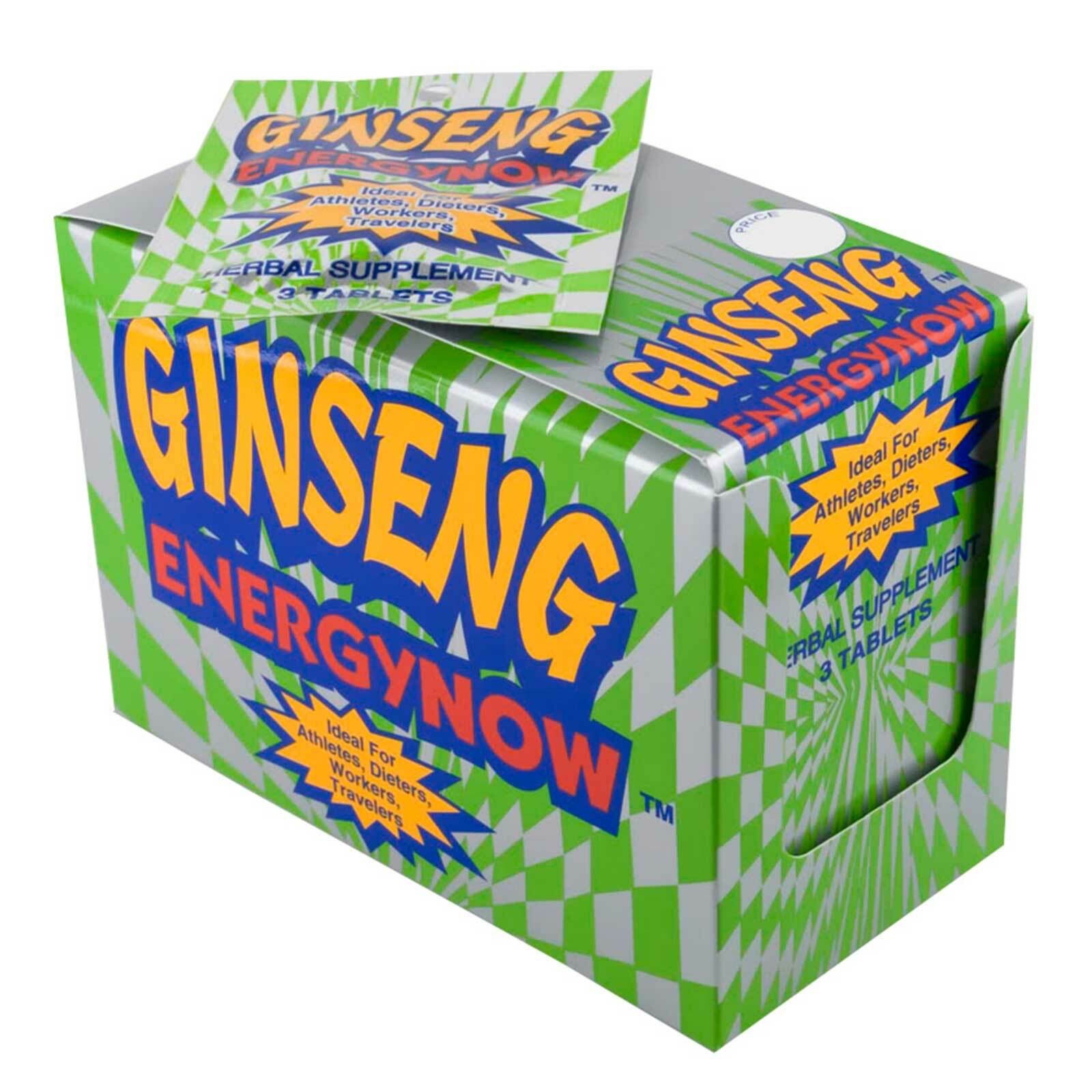 2 Energy Now Ginseng Herbal Supplements 48 Packs 3 Pills In Each Pack