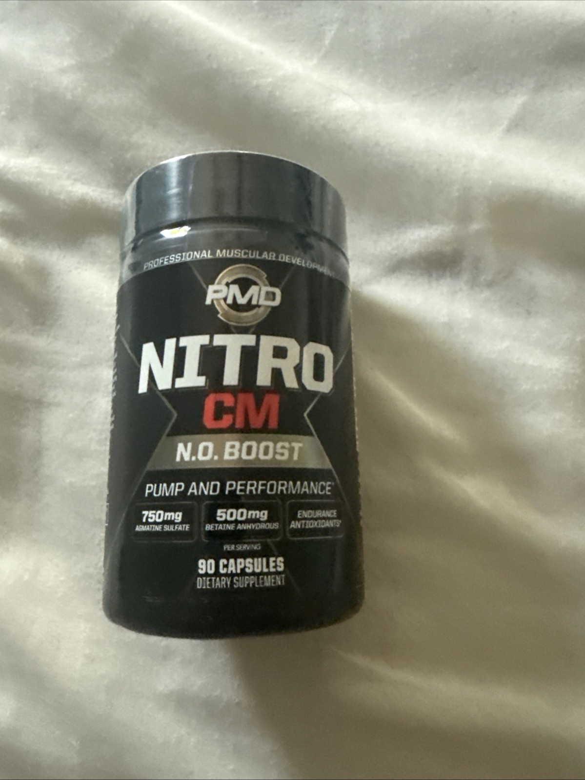 Nitro CM Nitric Oxide Formula Muscle Pumps Performance 90 Capsules Exp 06/2028