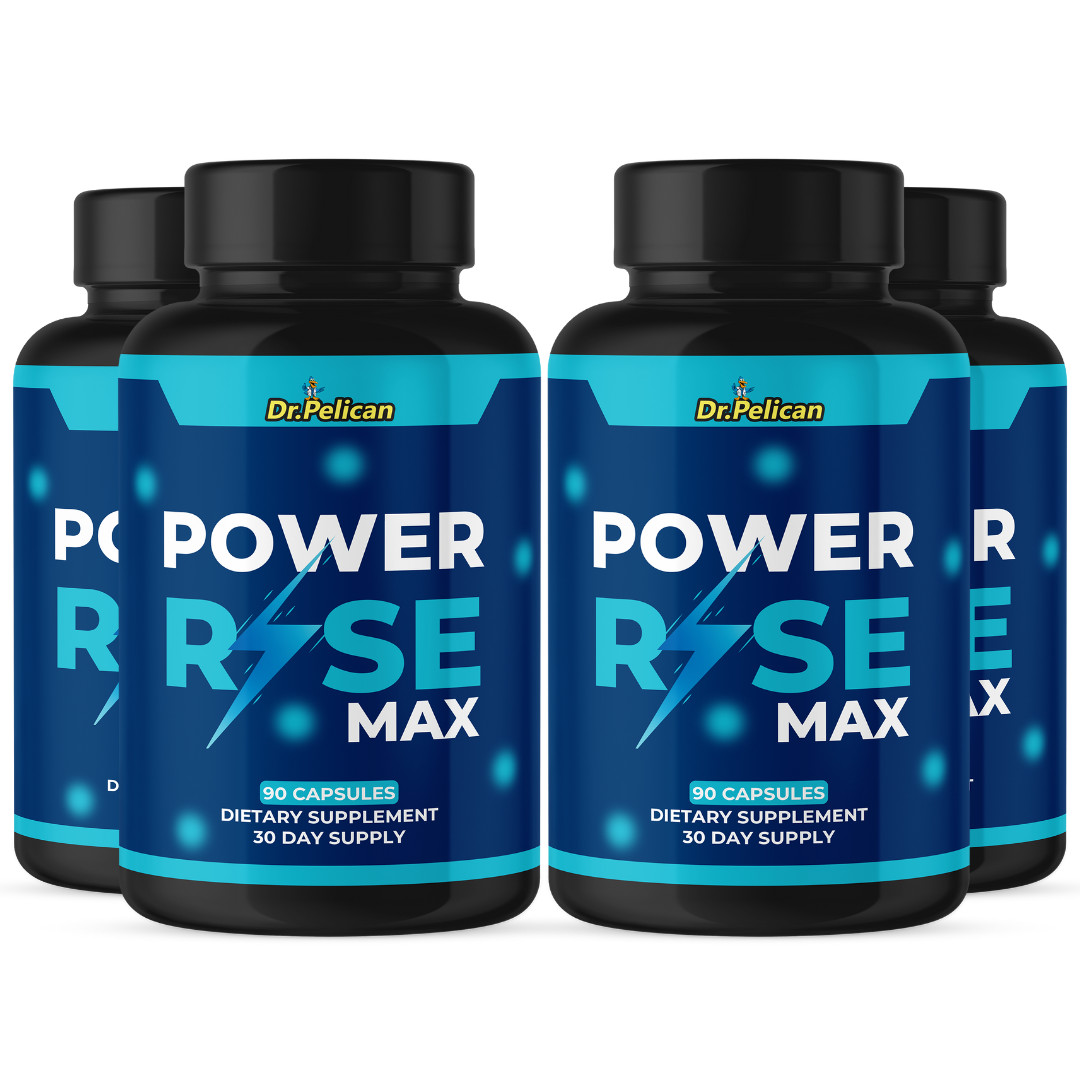 Power Rise Max- Bodybuilding & Men’s Health Support- 4 Bottles- 360 Capsules