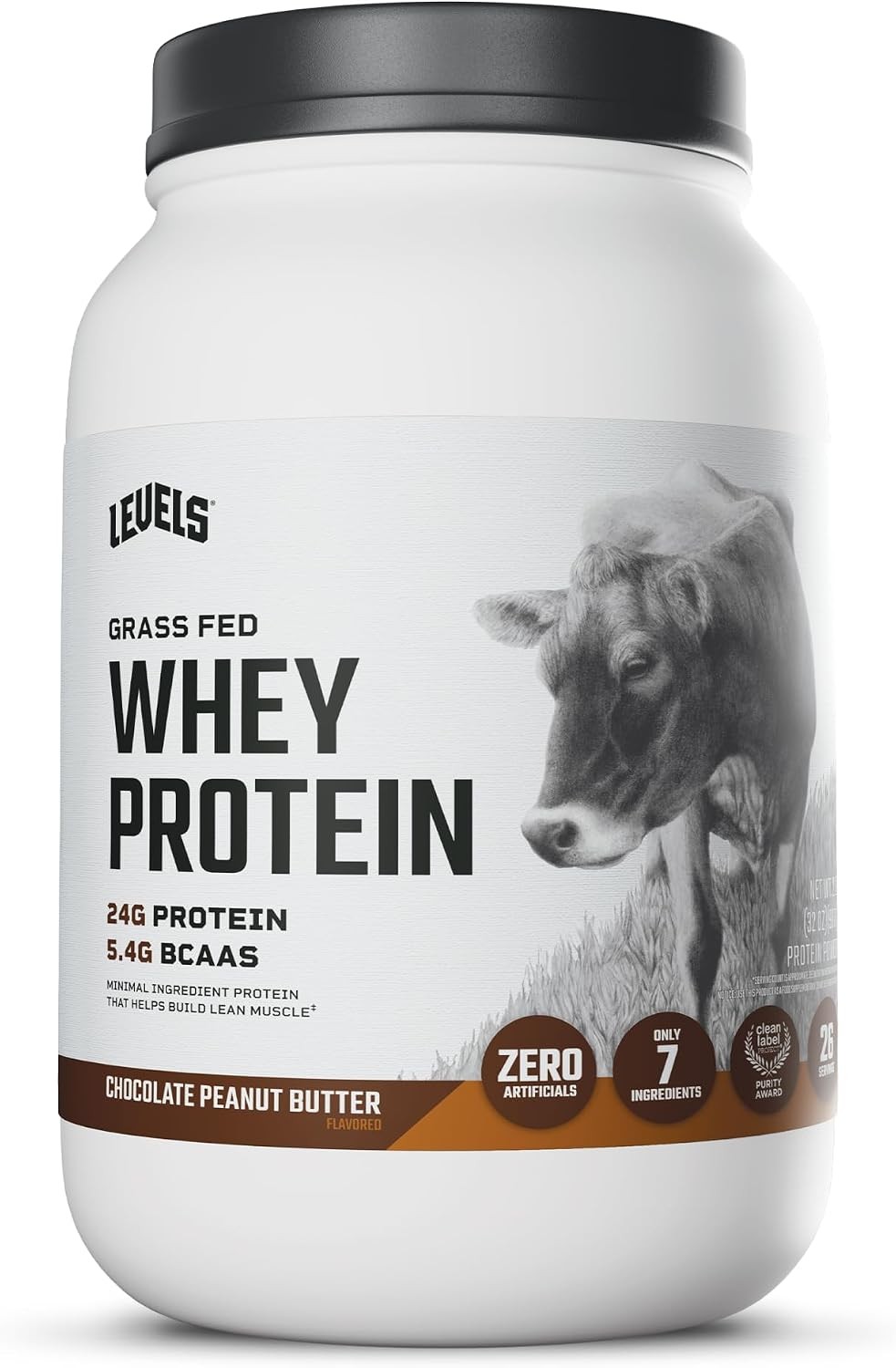Whey Protein Powder 2LB Chocolate BCAA Clean No Sugar Proteina Suplemento
