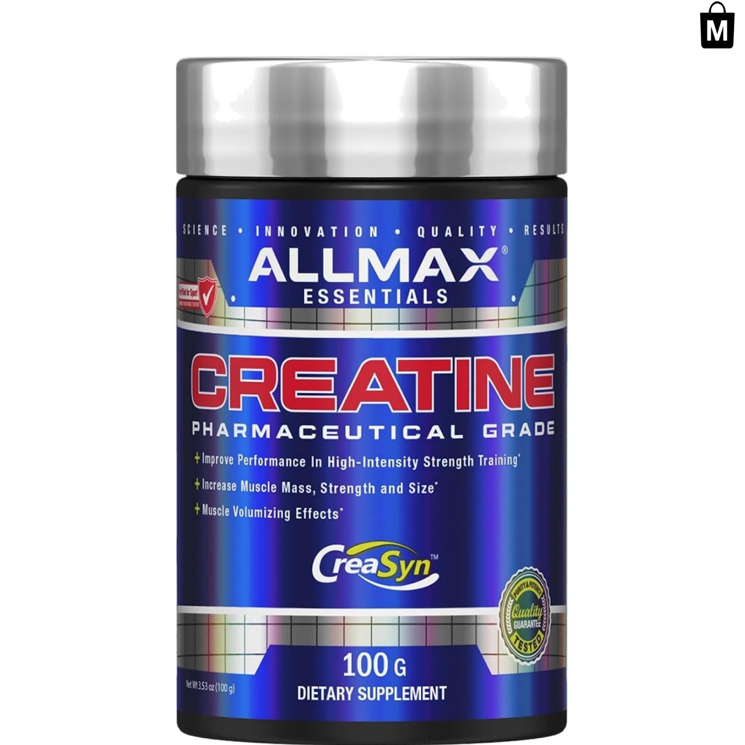 Instantized Creatine Monohydrate Powder – 100g for Enhanced Workout Performance