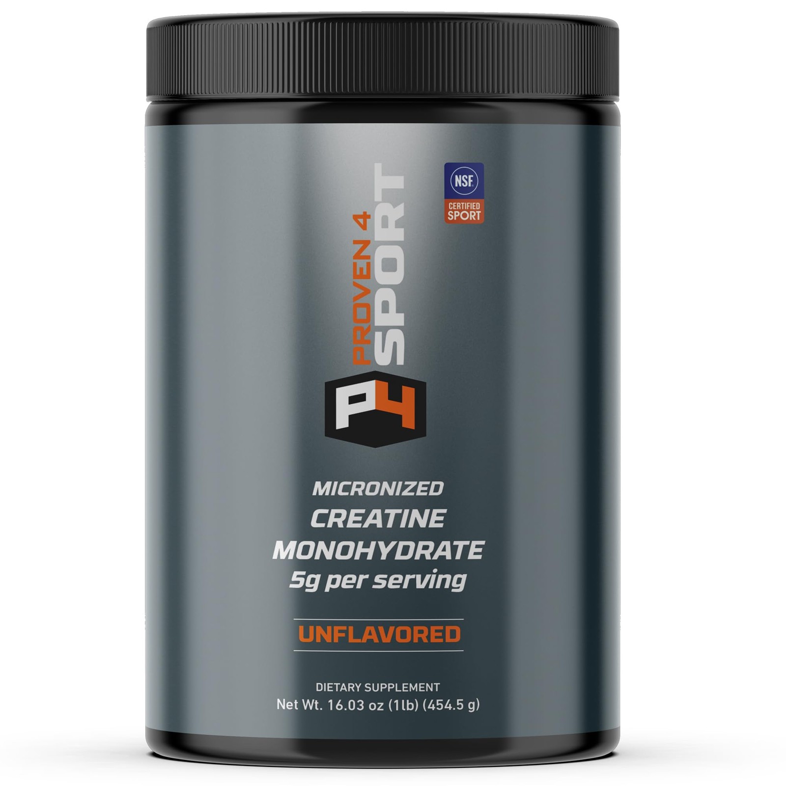 Proven4 Creatine Monohydrate – NSF Certified for Sport® – 5g Micronized Powde…