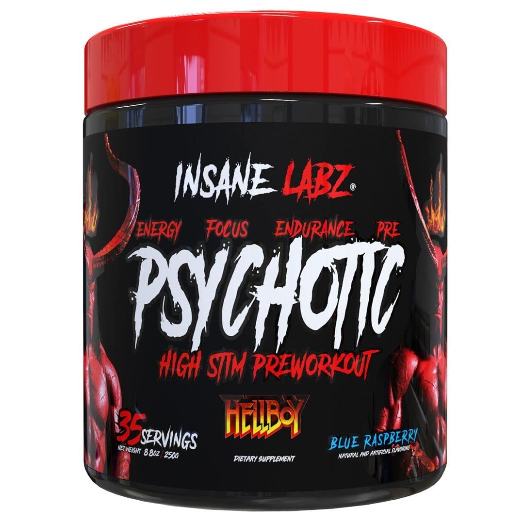 High Stimulant Pre Workout Powder, Beta Alanine, L Citrulline, Caffeine, Energy