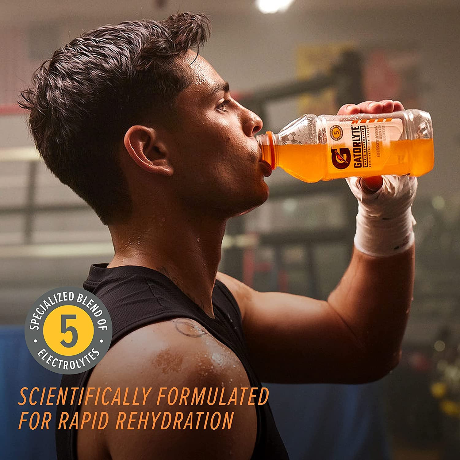 Gatorlyte Rapid Rehydration Electrolyte Beverage, Lime Cucumber, 20Oz Bottles (1