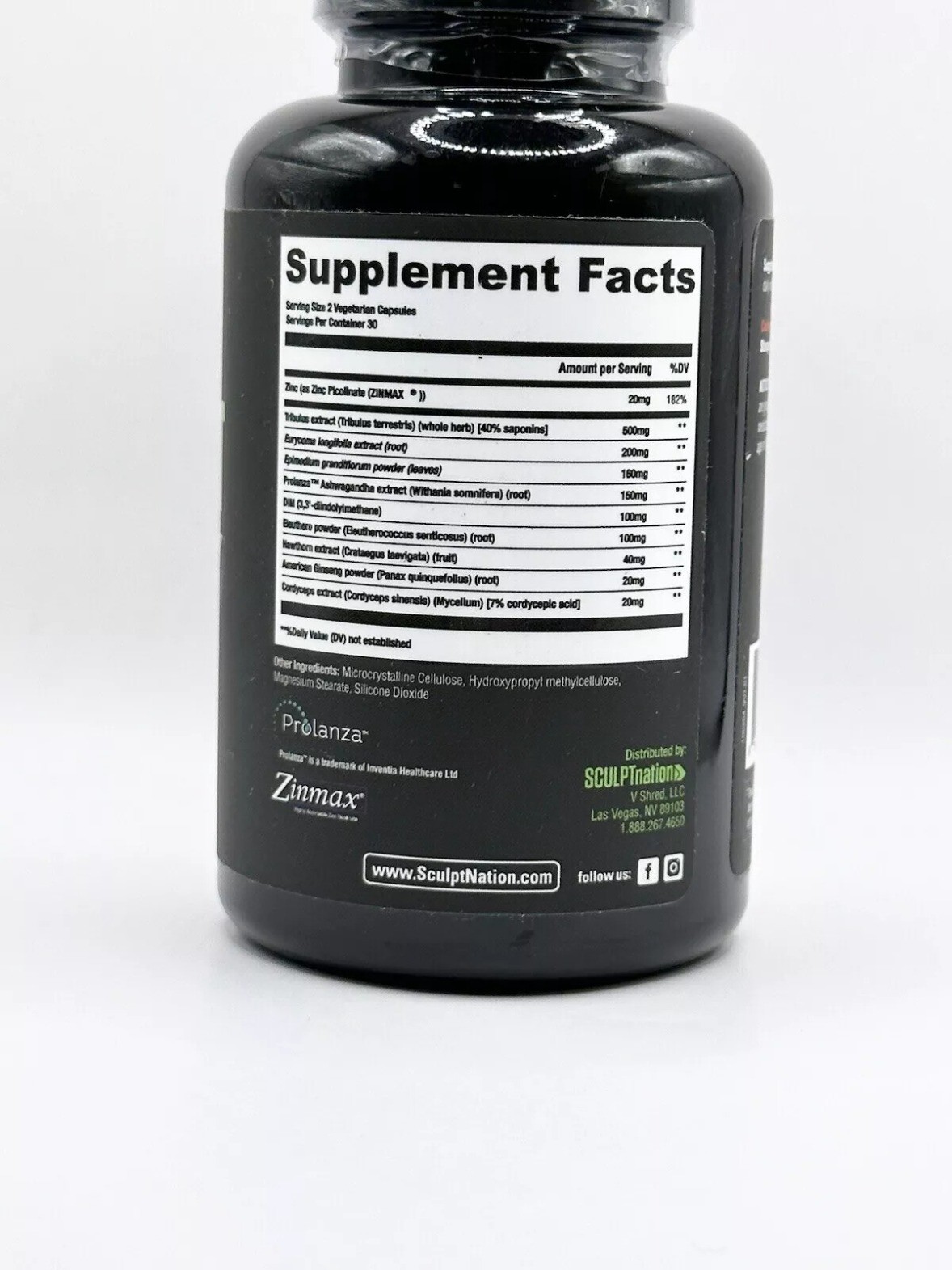 TEST 3bottles BOOST Max Sculptnation Build Muscle Men Fat Weight Loss-New Sealed