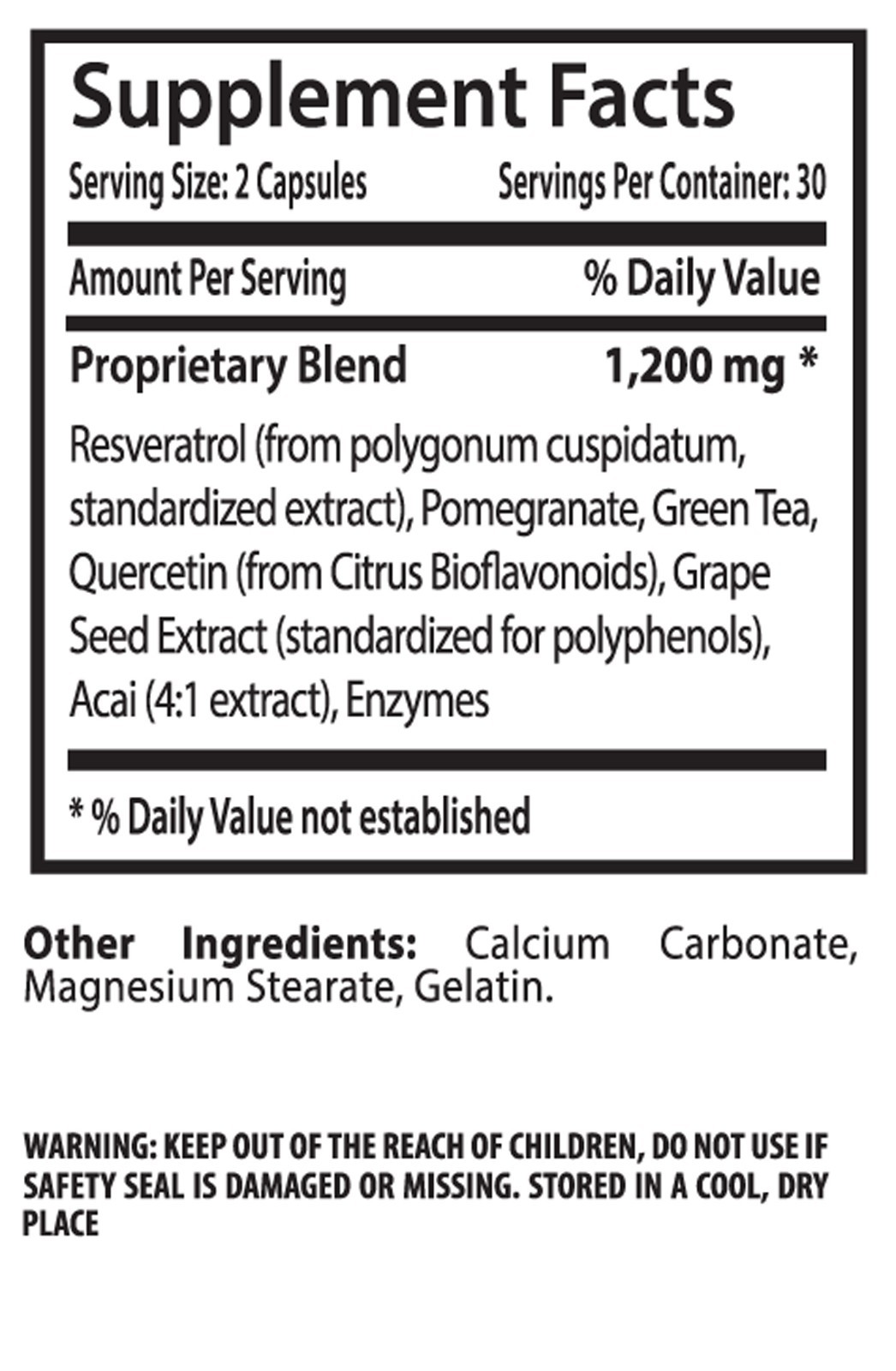 Trans Resveratrol Powder – New Resveratrol 1200mg – Fat Burner Pills 6B