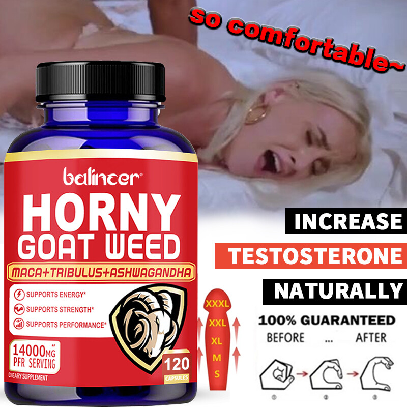8-in-1 Powerful Capsules – Contains Horny Goat Weed, Maca, Ginseng