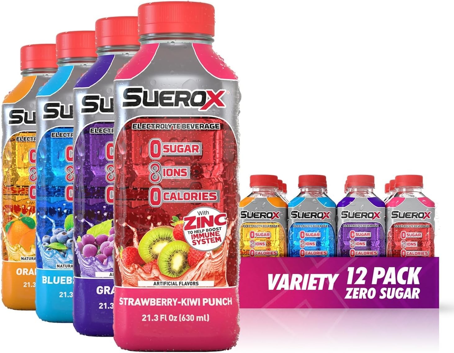 Zero Sugar Electrolyte Drink for Hydration and Recovery, Unique Blend of Elec…
