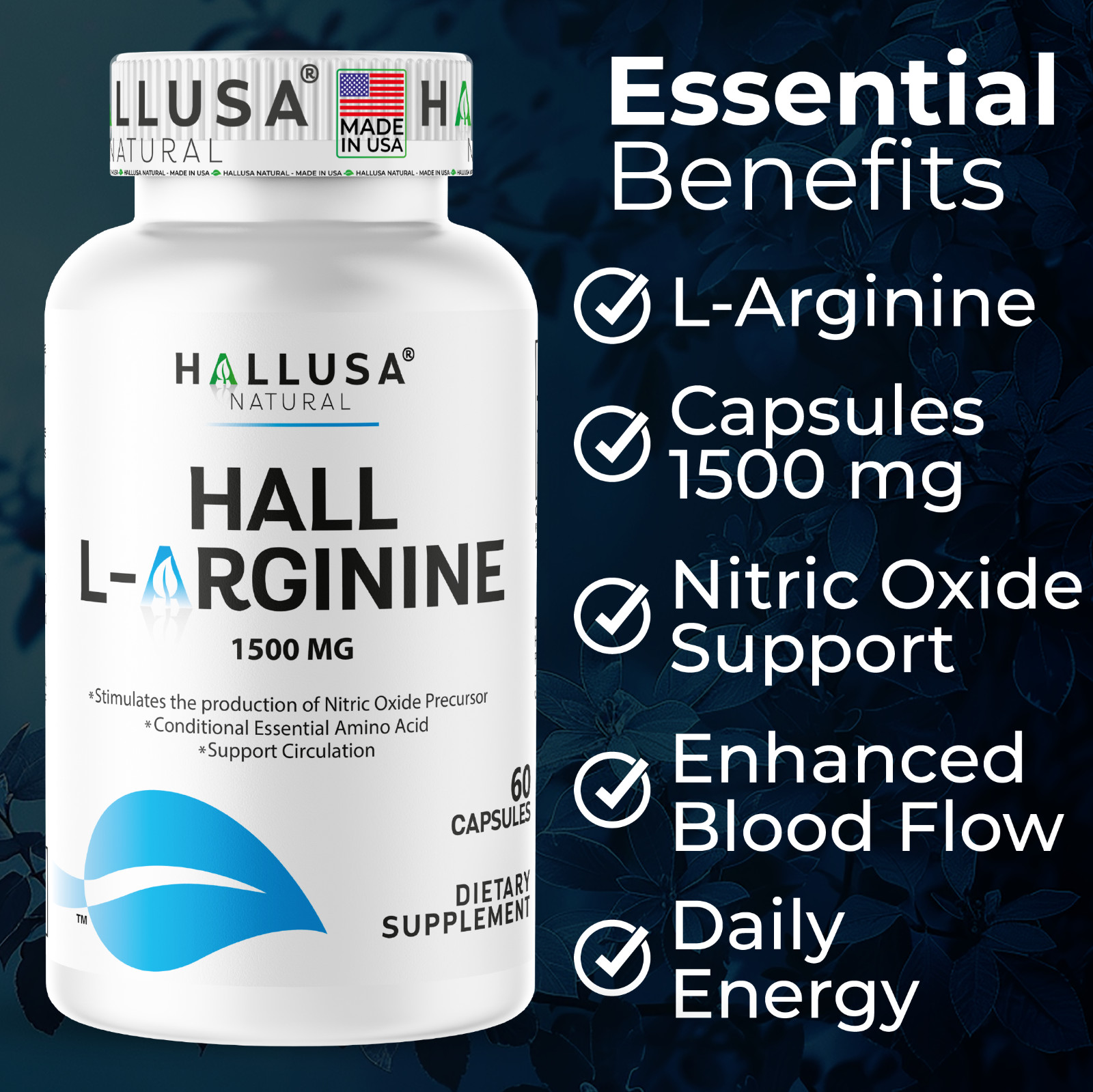 CREATINE & L-ARGININE 120 Capsules – Support Performance and strength in trainin