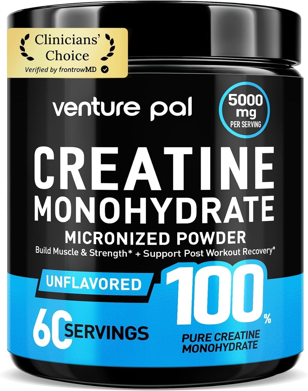 100% Pure Micronized Creatine Monohydrate Powder, Unflavored Creatine for Wom…