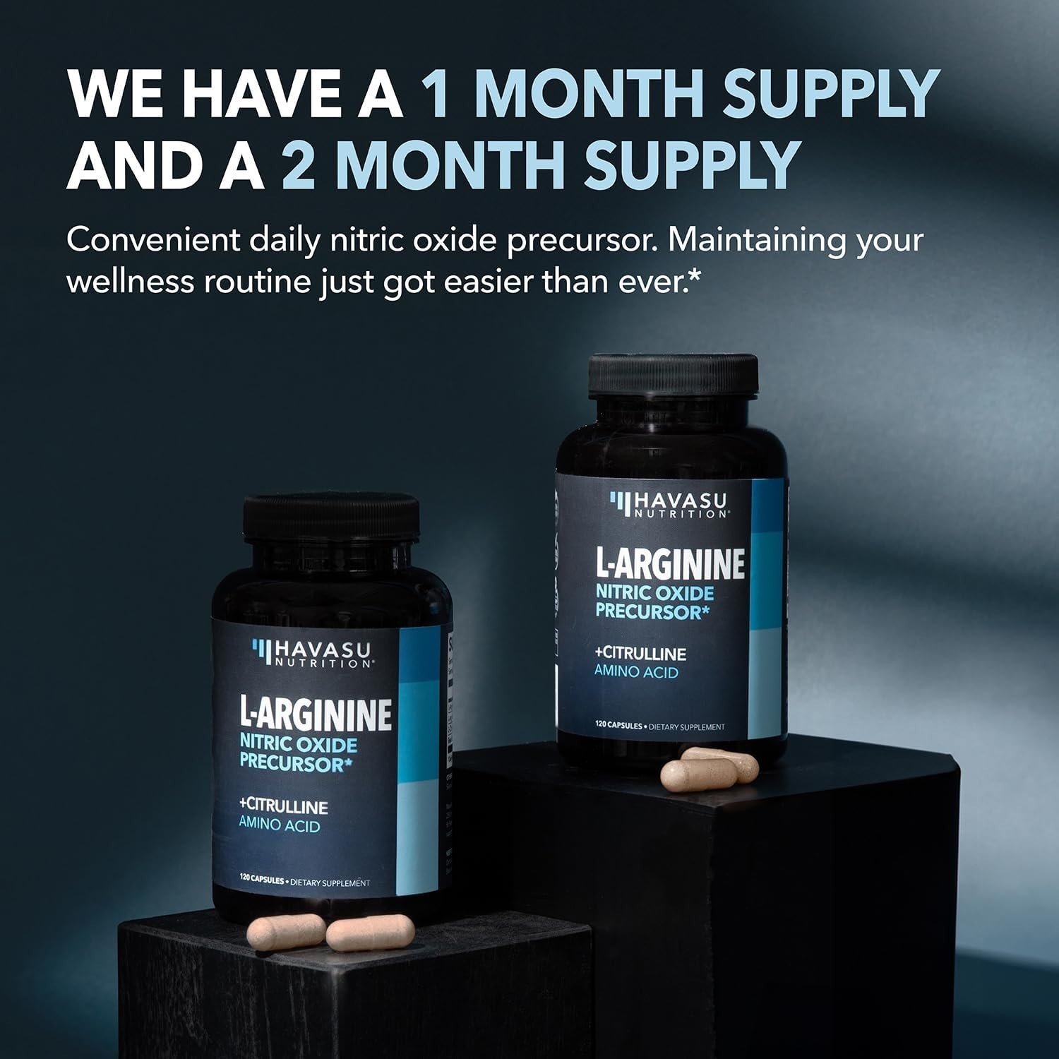 L-Arginine Capsules with L-Citrulline – Nitric Oxide Supplement – L Arginine