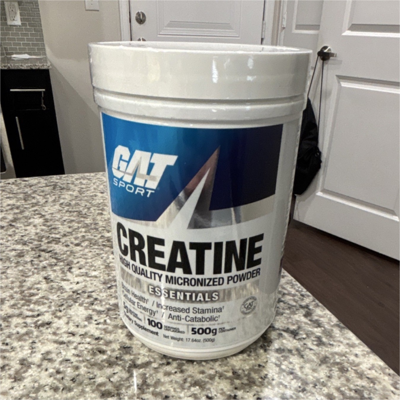 GAT Sport Micronized Creatine Powder Muscle Gain Supplement, Unisex 500g