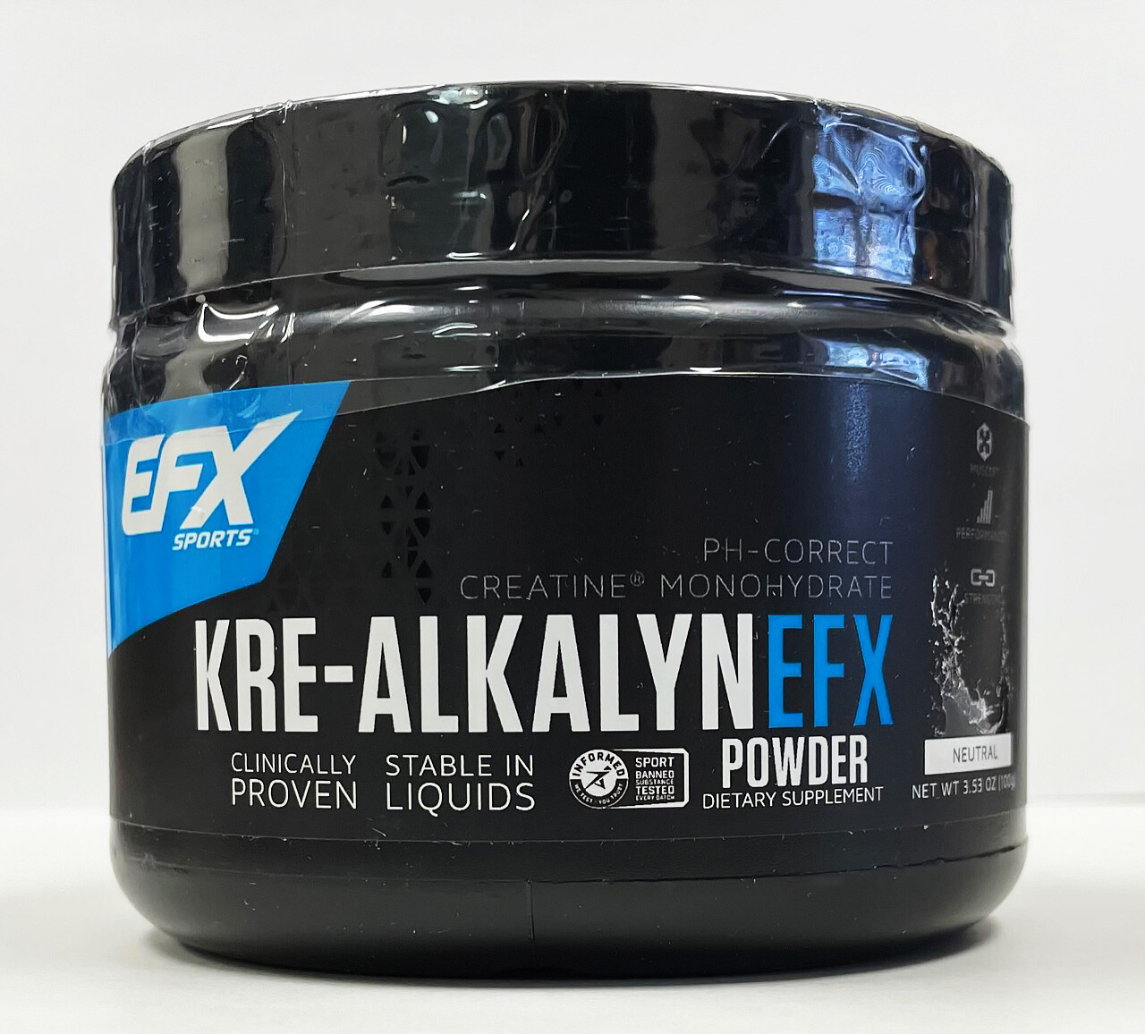EFX Sports KRE-ALKALYN Powder 100 grams, 66 servings – Neutral “NEW”