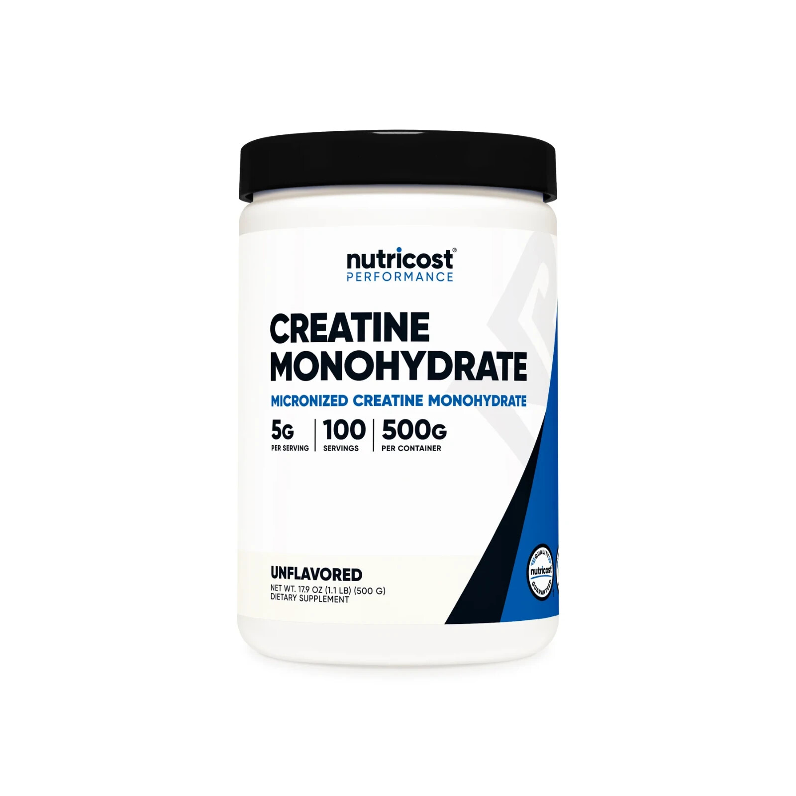 Nutricost Creatine Monohydrate Unflavored Powder NEW YEAR SALE 500g 100serv