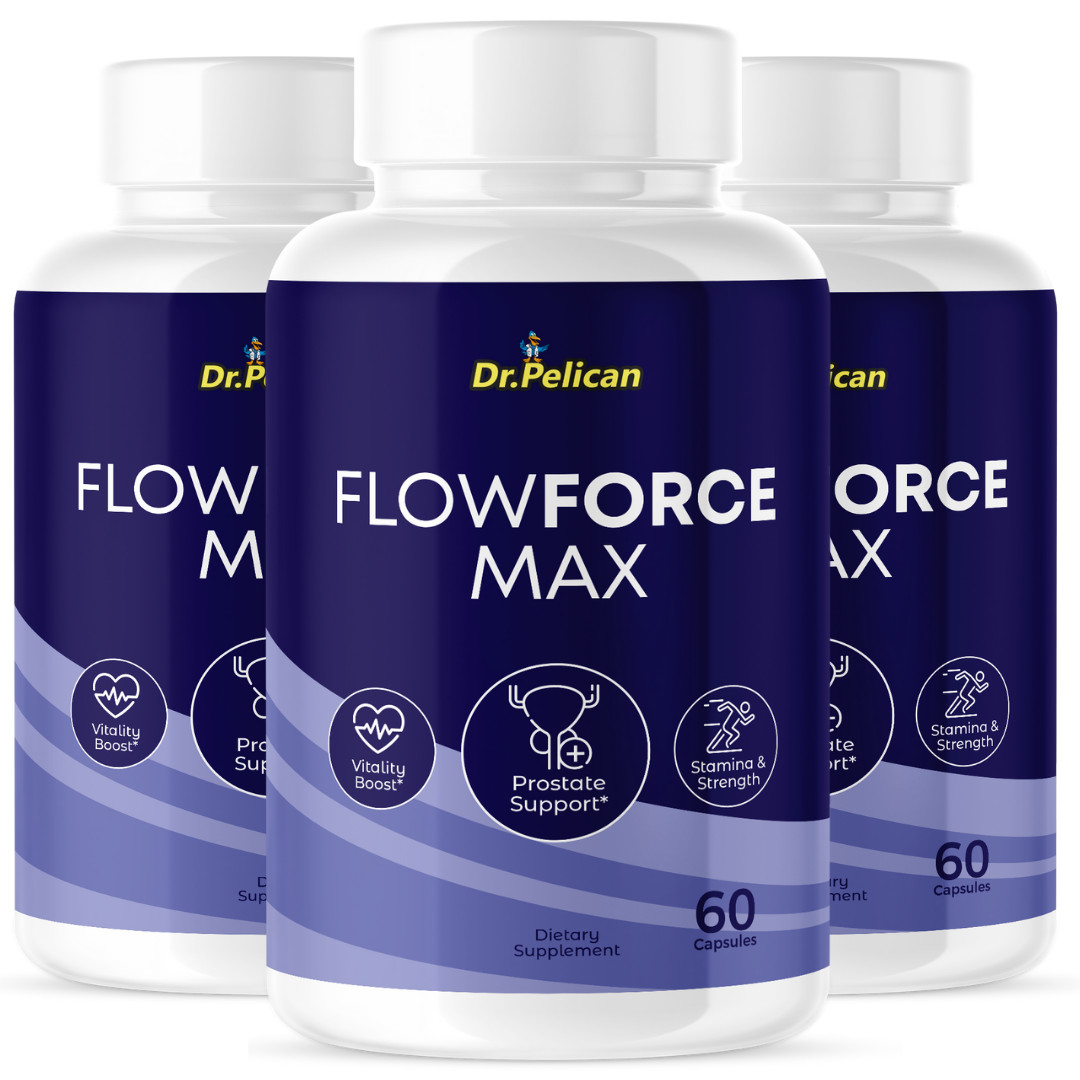 Flowforce Max- Support Supplement for Men – Urinary & Bladder Health- 3 Bottles