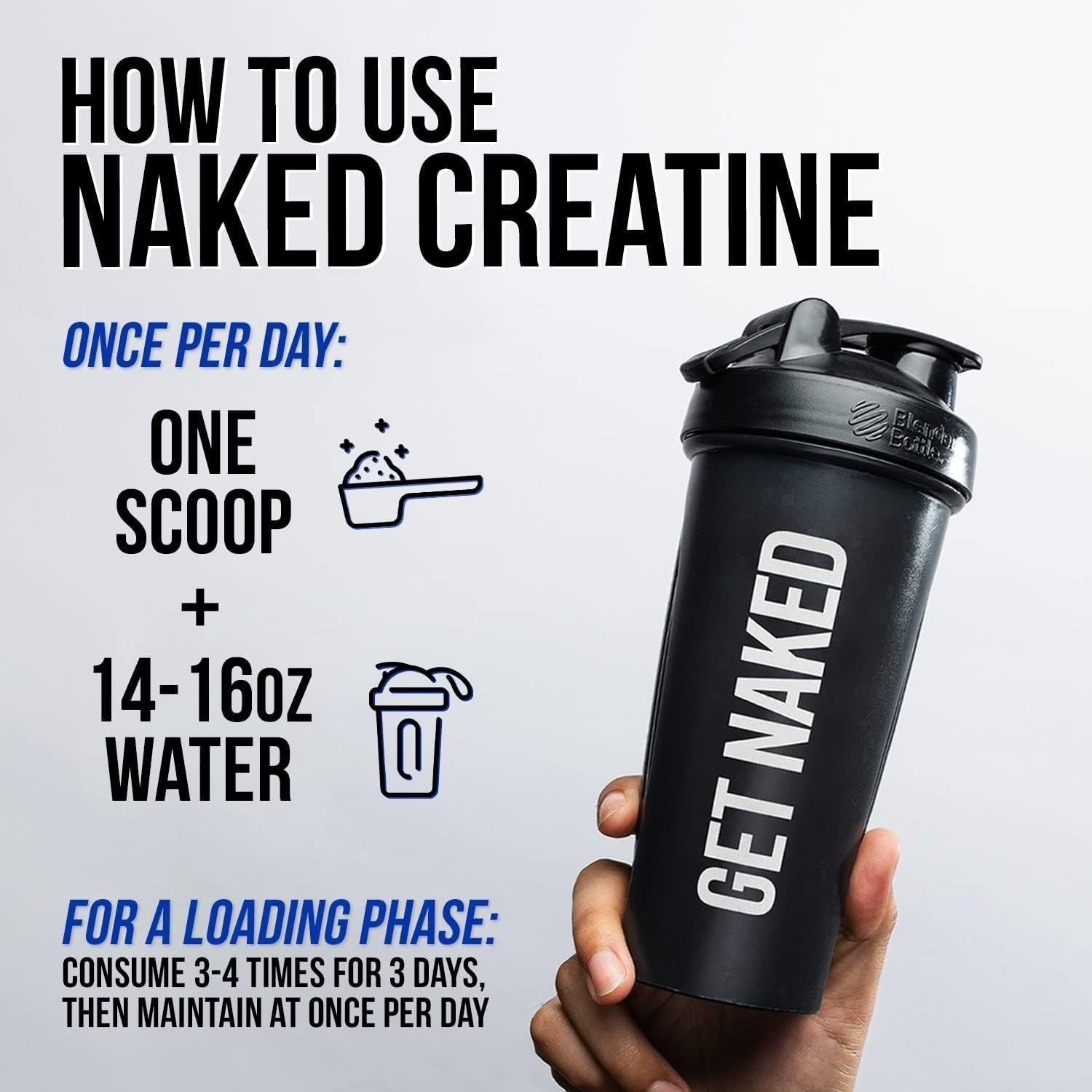 Naked Creatine Pure Micronized Creatine Monohydrate – 100 Servings – 500 Grams