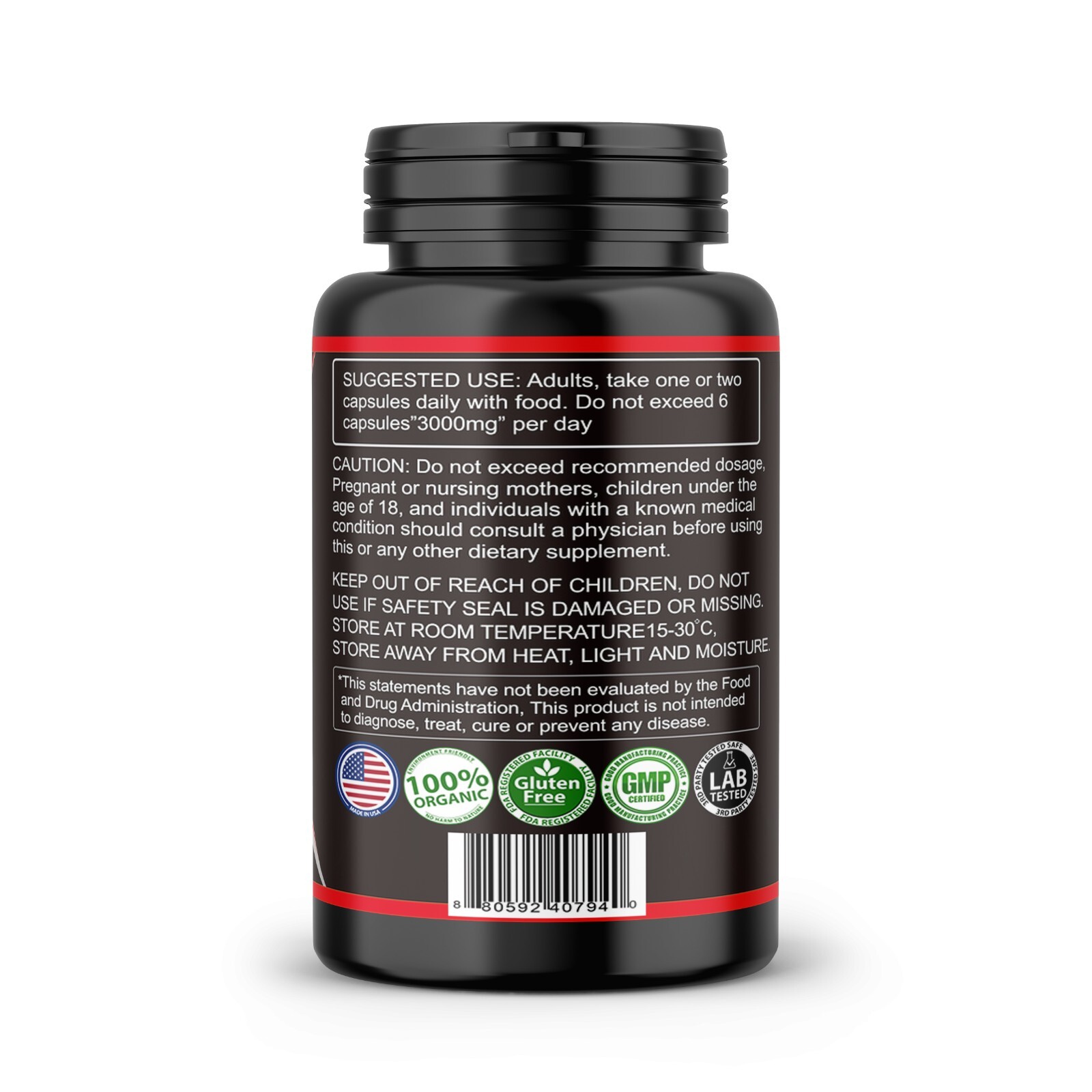 Tribulus Terrestris Increase Test Booster, Energy, Stamina, Endurance, Muscle 60