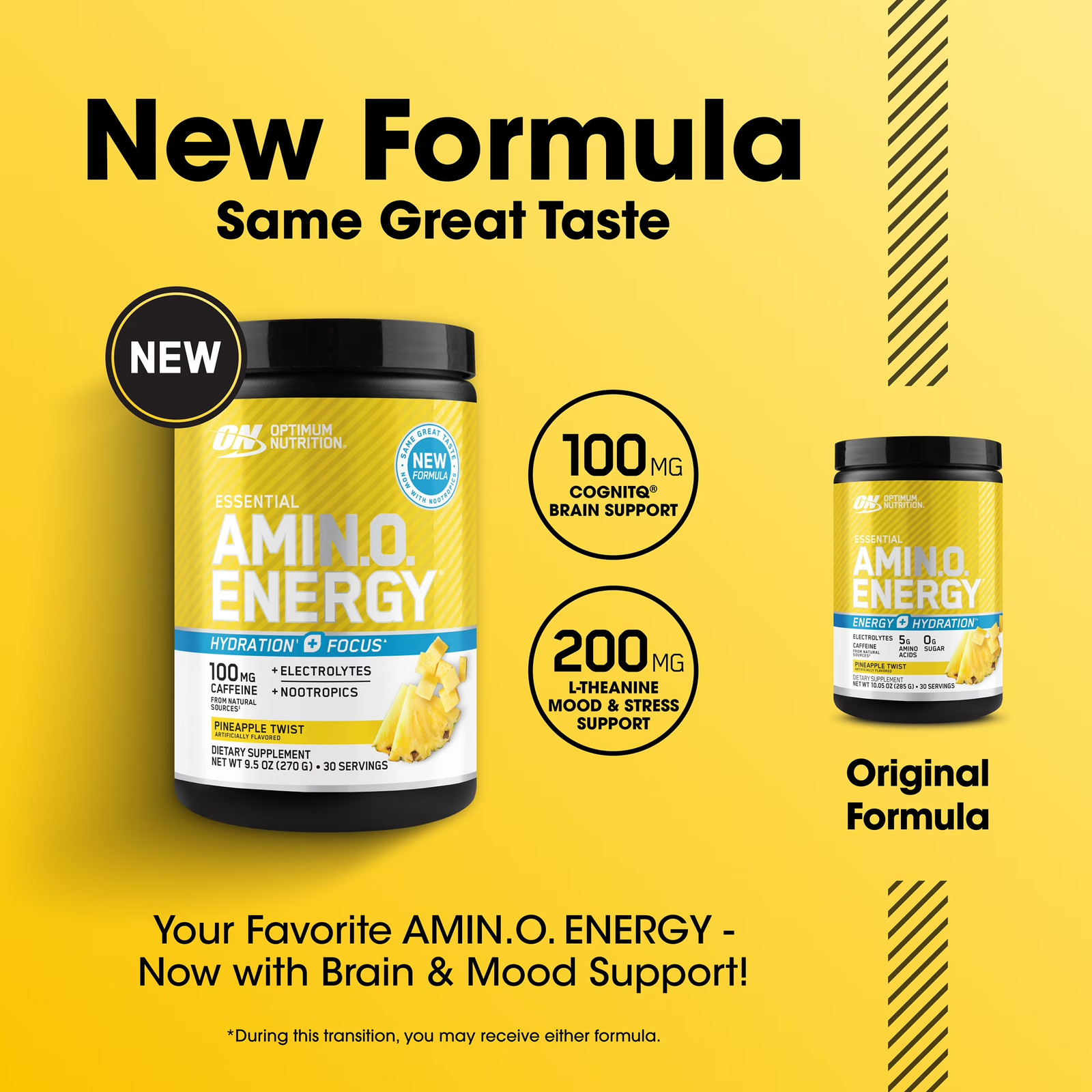 Essential Amino Energy Hydration plus Focus Powder, Pineapple Twist, 9.5 Oz