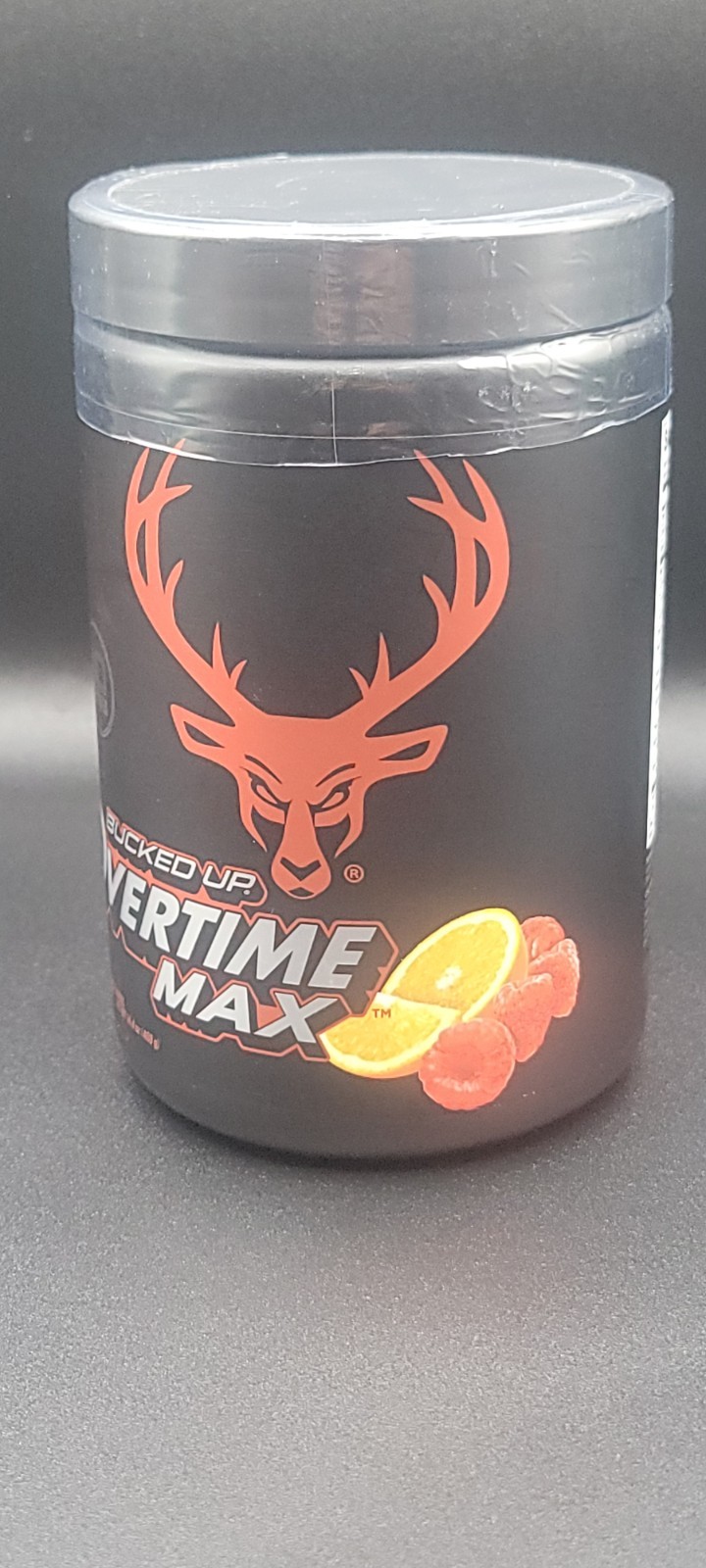 BUCKED UP OVERTIME MAX PRE-WORKOUT STRAWBERRY SUPER SETS 40 SERVINGS -EXP. 08/27