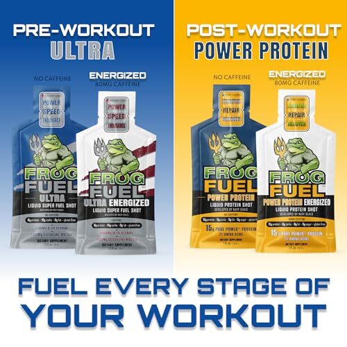 Frog Fuel Power Regular Complete Protein Shot 15g Protein Nano-Hydrolyzed Gra…