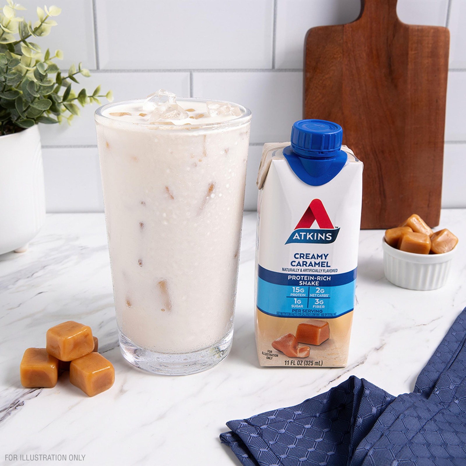 Atkins Atkins Energy Shake Creamy Caramel 4 Count Pack Of 3 604115