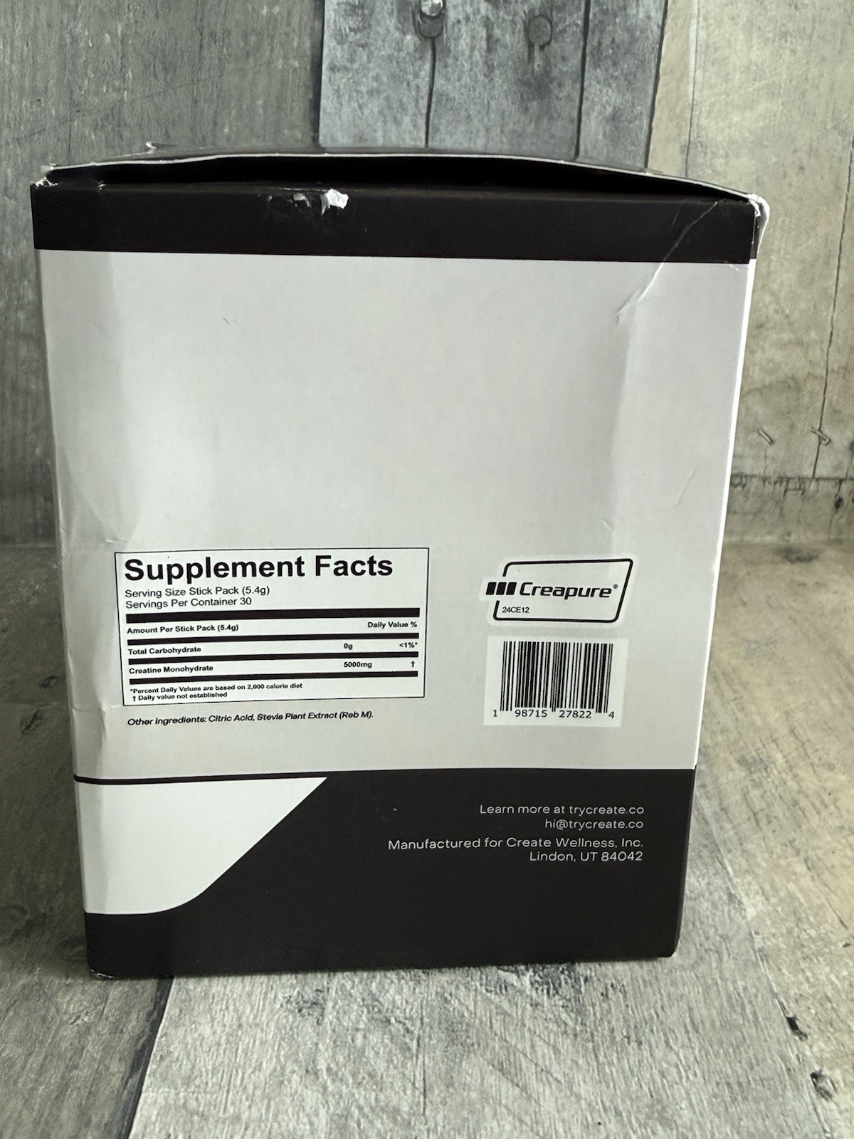Create Single Serve Creatine Monohydrate Powder 30 Stick Packs.EXP 8/27 FREESHIP