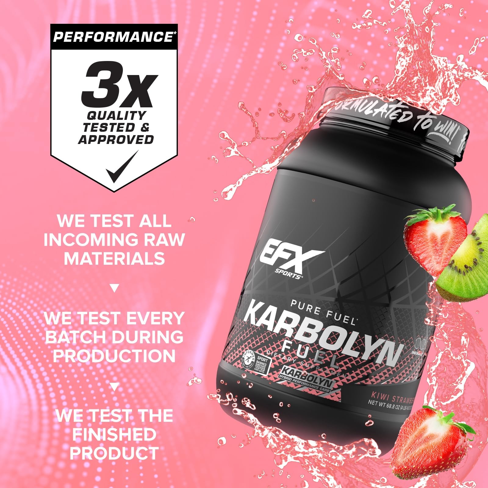 EFX Sports Karbolyn Fuel | Fast-Absorbing Carbohydrate Powder | Carb Load Sus…