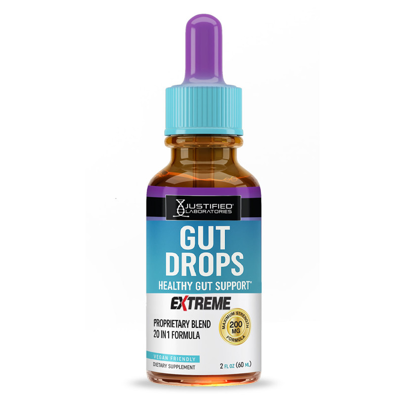 Gut Drops Extreme 200MG Healthy Gut Support 20-in-1 Proprietary Blend 10 Pack