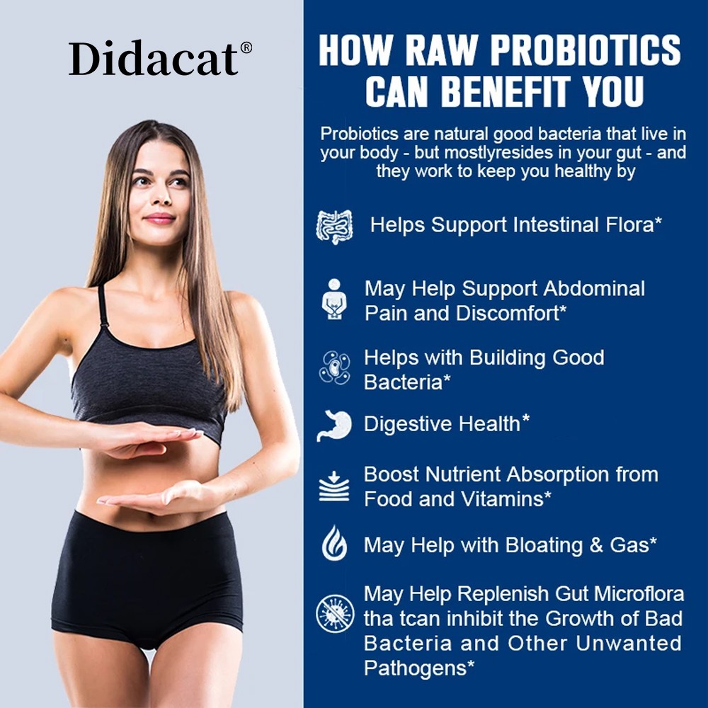 Probiotic Blend For Digestive Health Promote Bowel Regularity Gut Health 120