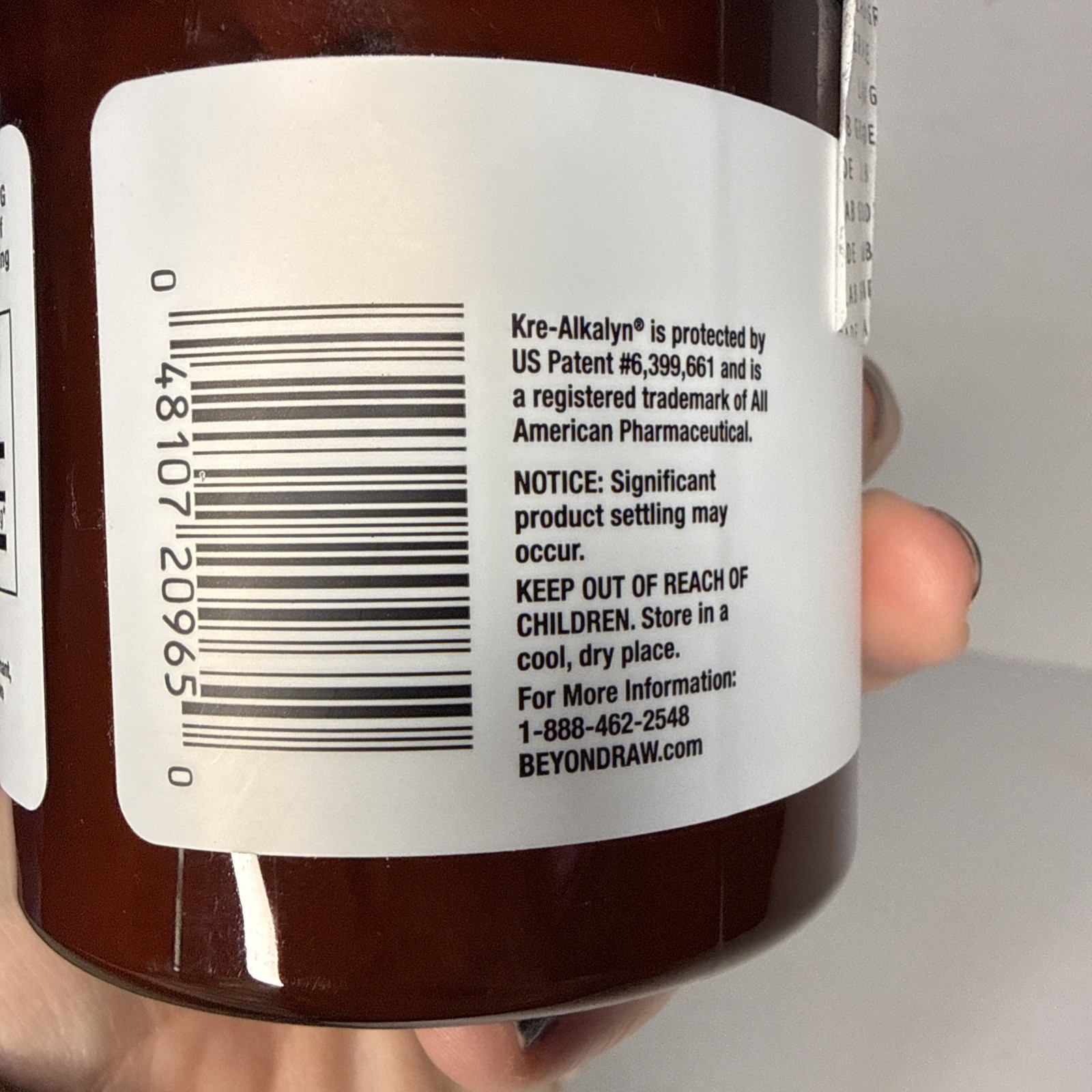 Beyond Raw Chemistry Labs Kre-alkalyn: Ph Correct Creatine Powder, Buffered