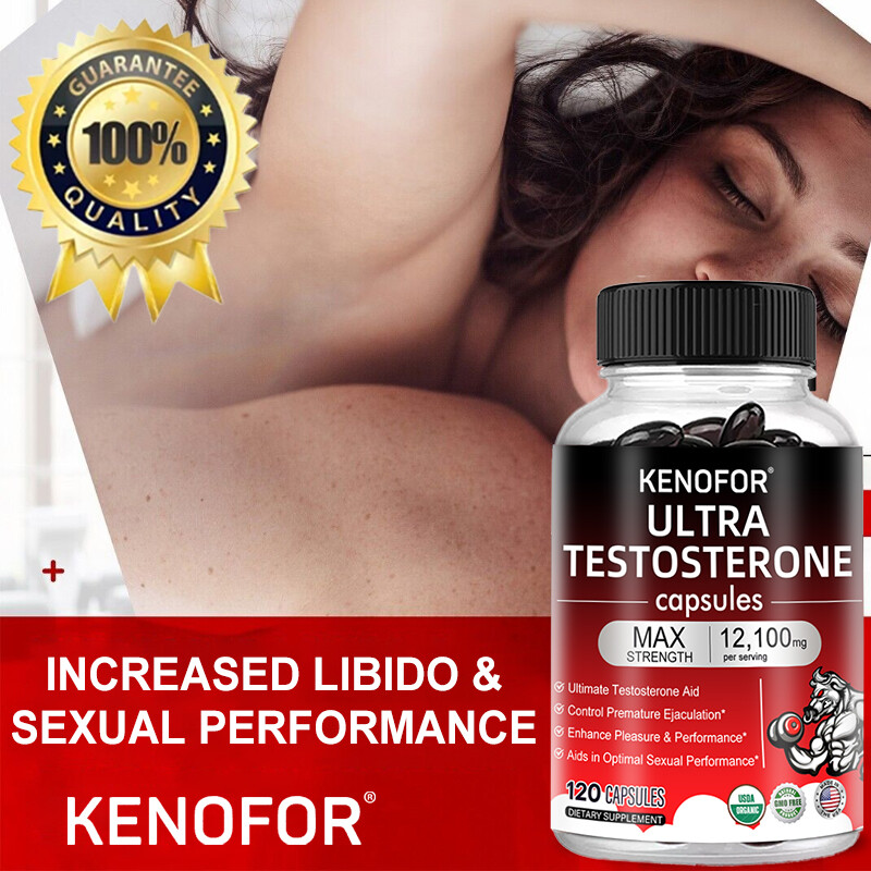 Nitric Oxide & Ultra Testosterone 240 Capsules, Testosterone Booster, ED Support