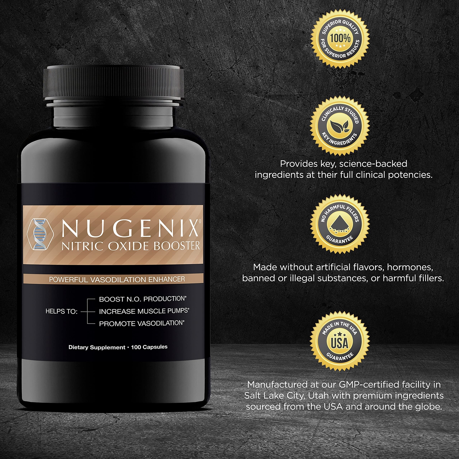Nitric Oxide Booster Supplement – Nitric Oxide Flow L-Arginine L-Citrulline P…