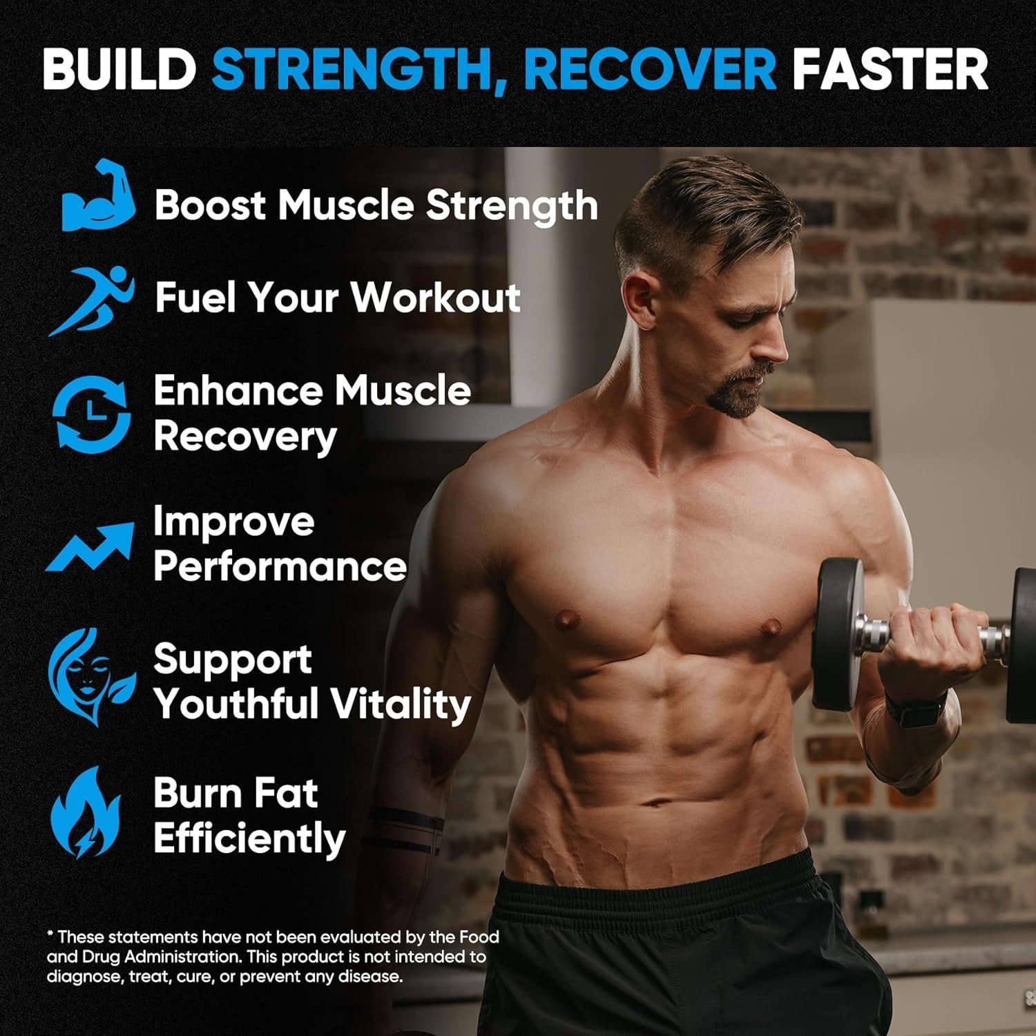 100% Pure Micronized Creatine Monohydrate Powder, Unflavored Creatine for Wom…